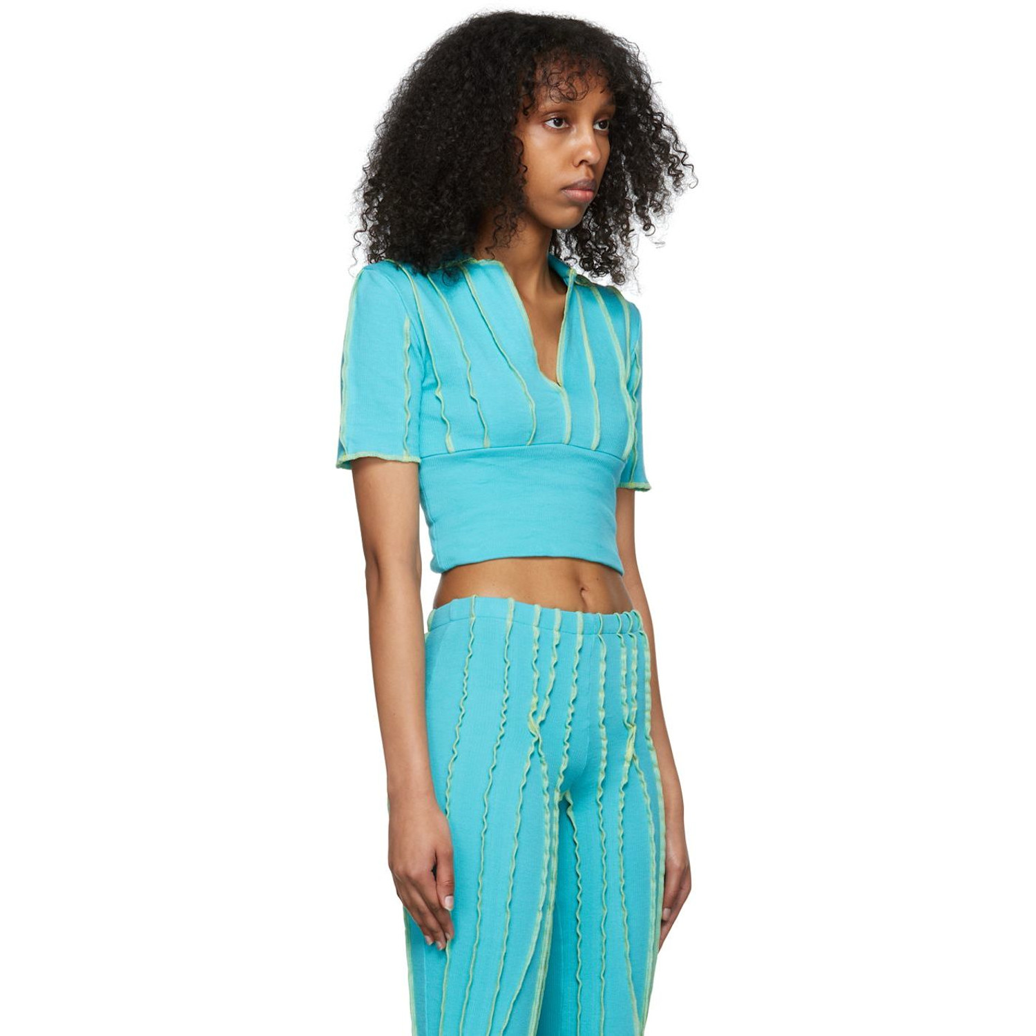 Helenamanzano Ssense Exclusive Blue Polo 