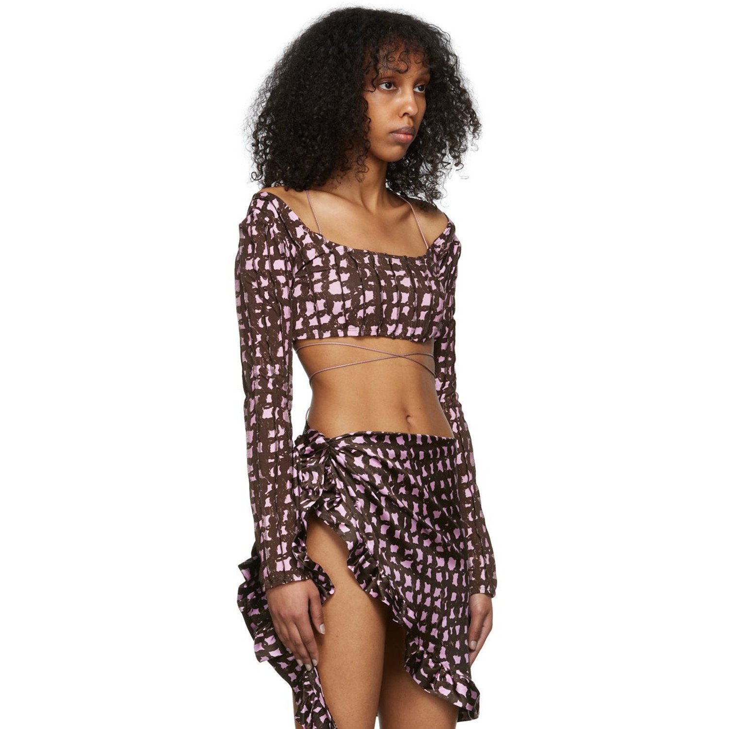  Helenamanzano Brown Cuerda T-shirt 
