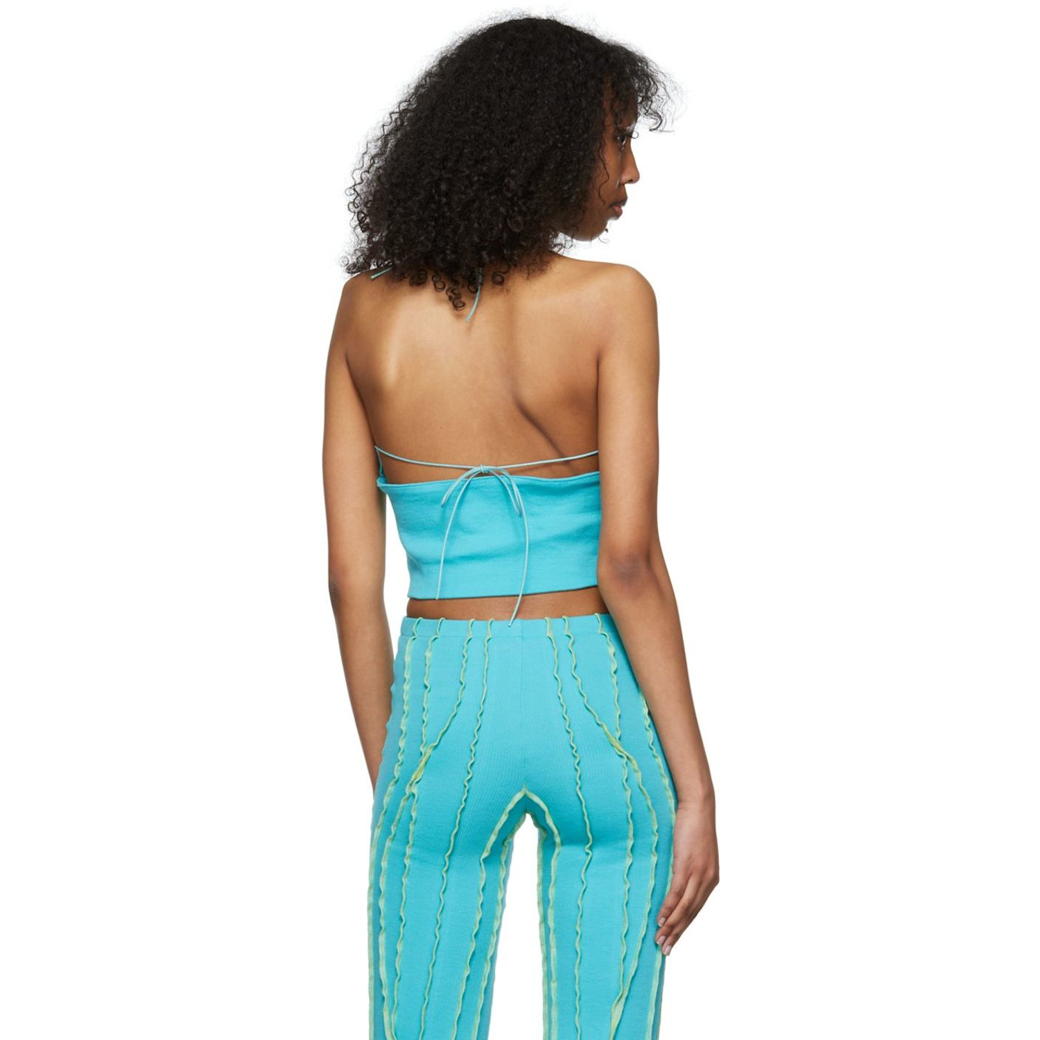  Helenamanzano Ssense Exclusive Blue Tank Top 