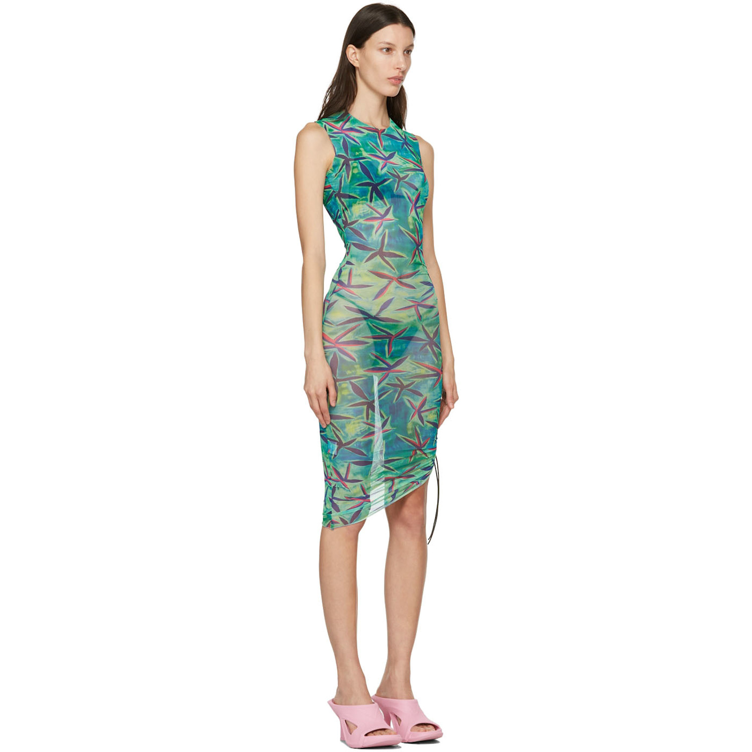  Louisa Ballou Green & Blue Heatwave Dress 