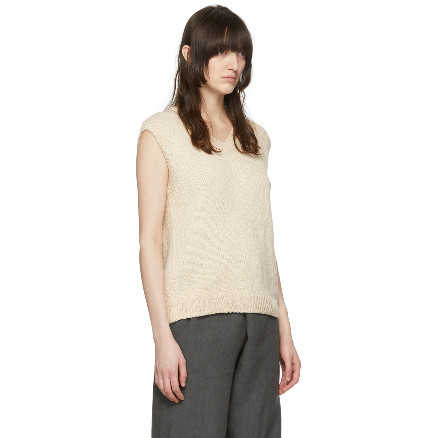  Arch The Off-white Cotton Sweater Vest 