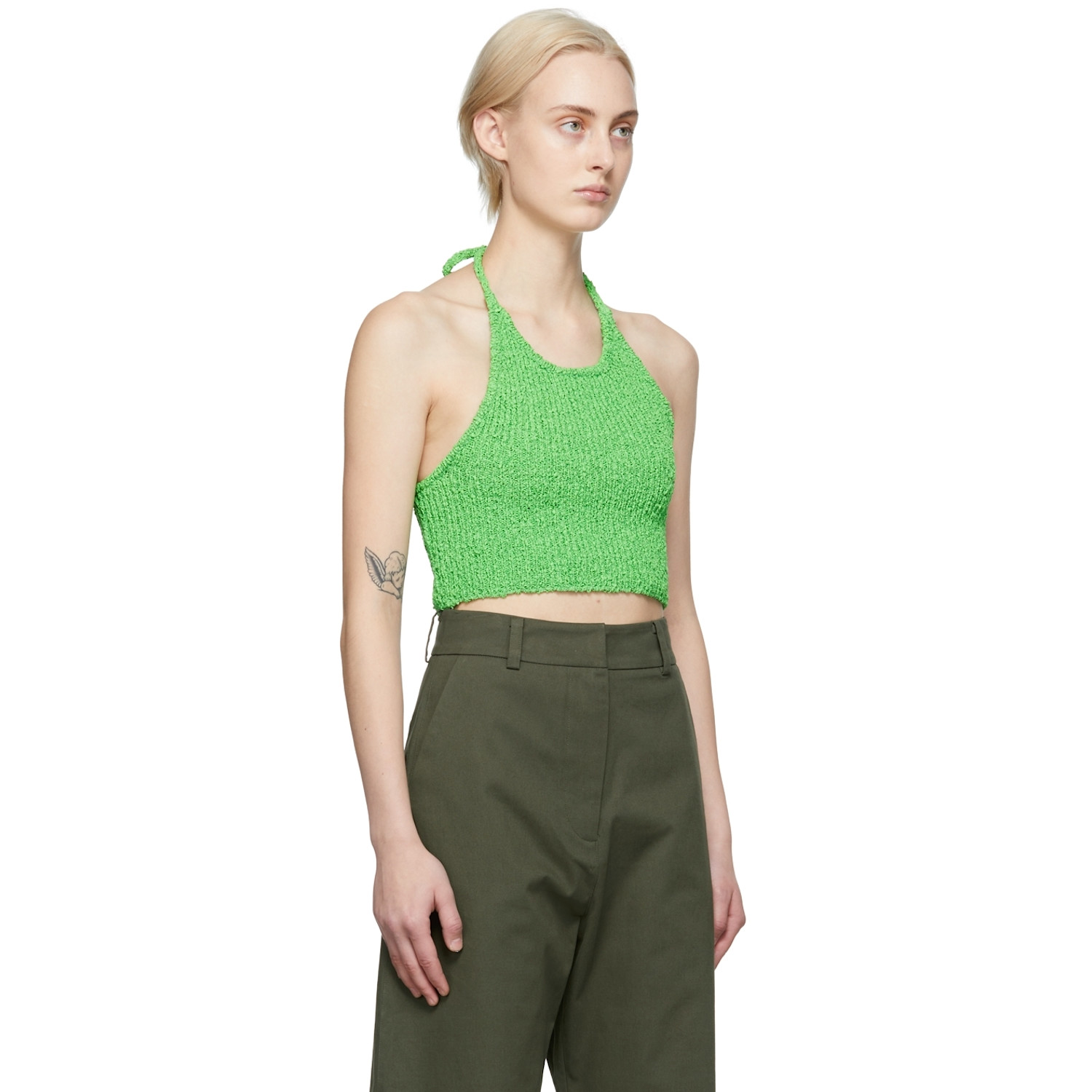  Arch The Green Halter Neck Tank Top 