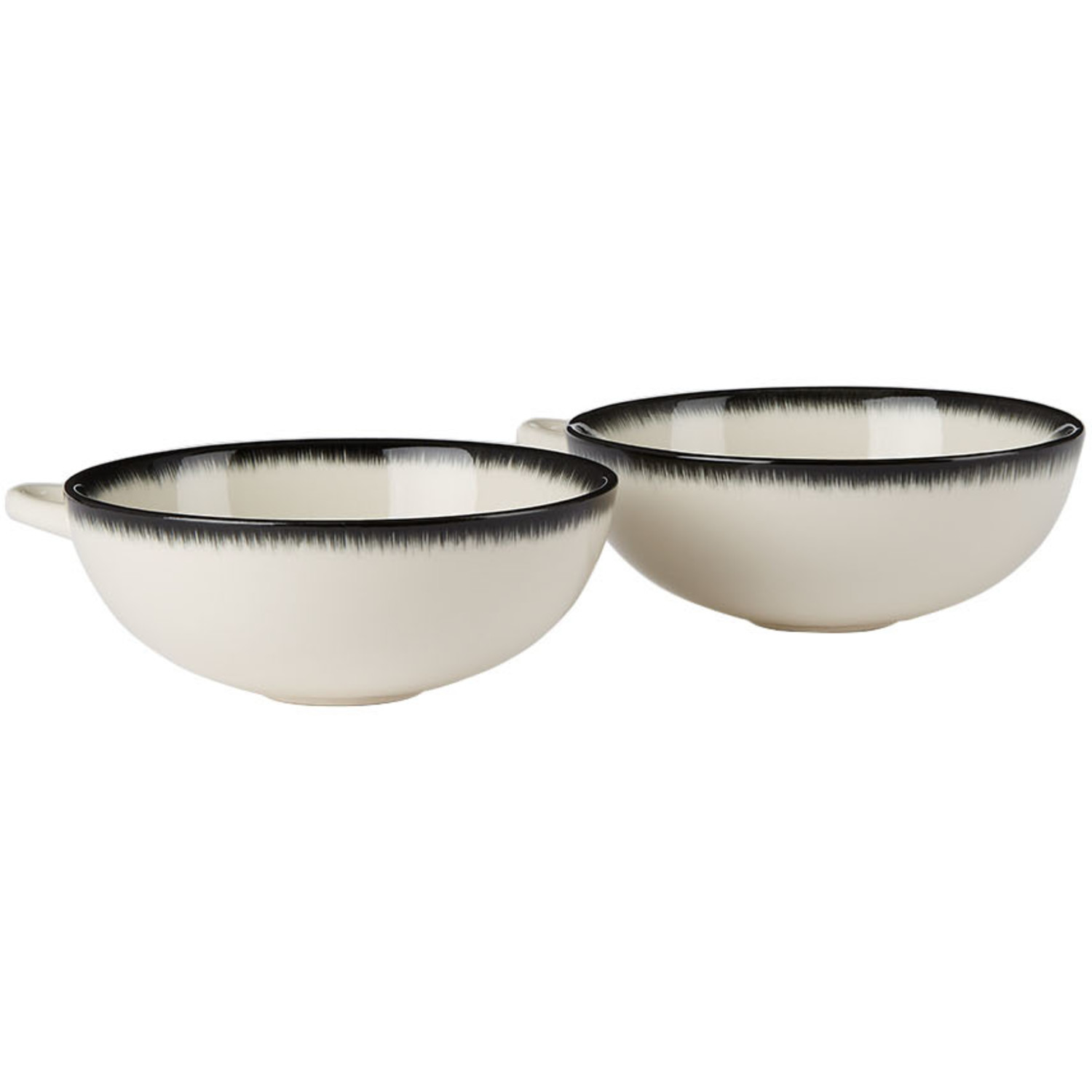  Ann Demeulemeester Off-white & Black Serax Edition Dé Mug Set 