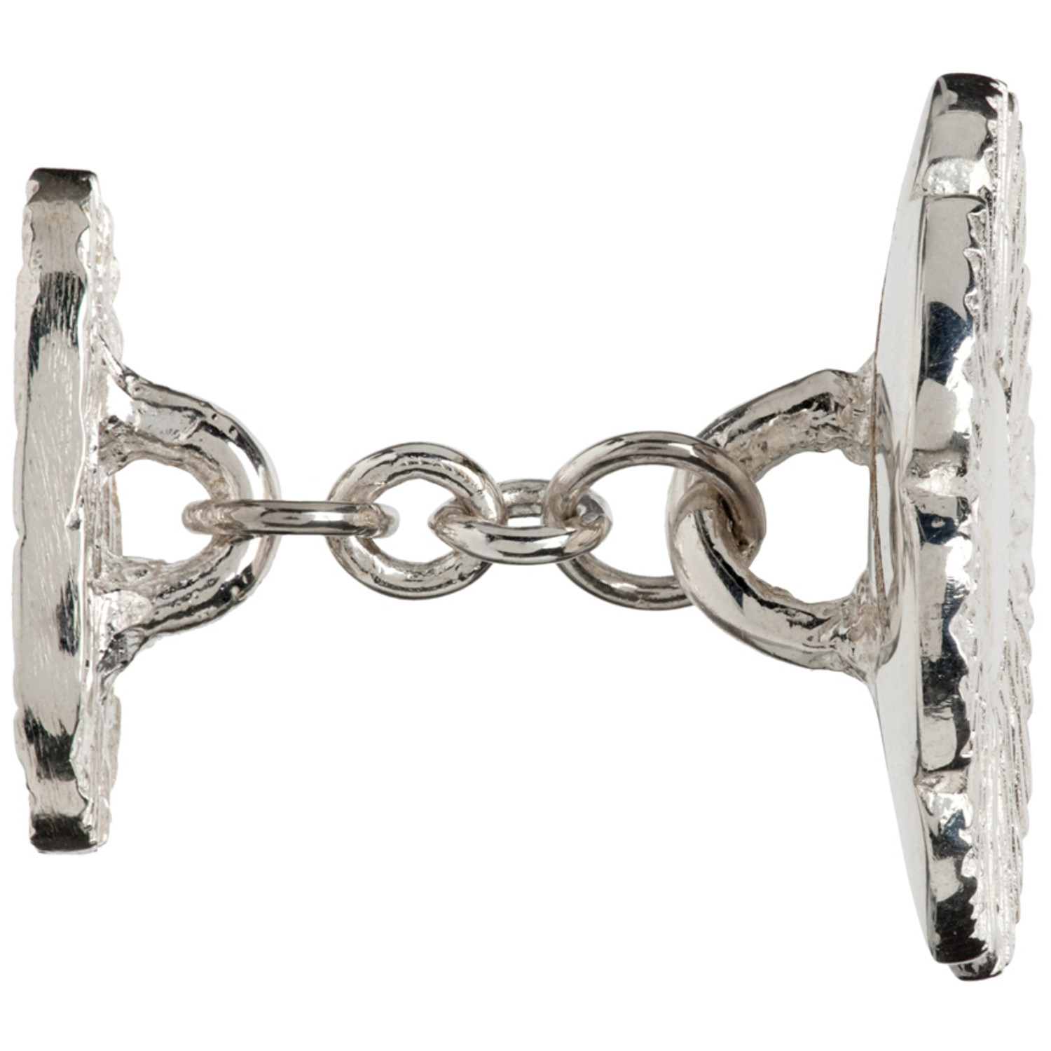  Bleue Burnham Ssense Exclusive Silver Marigold Cufflink 