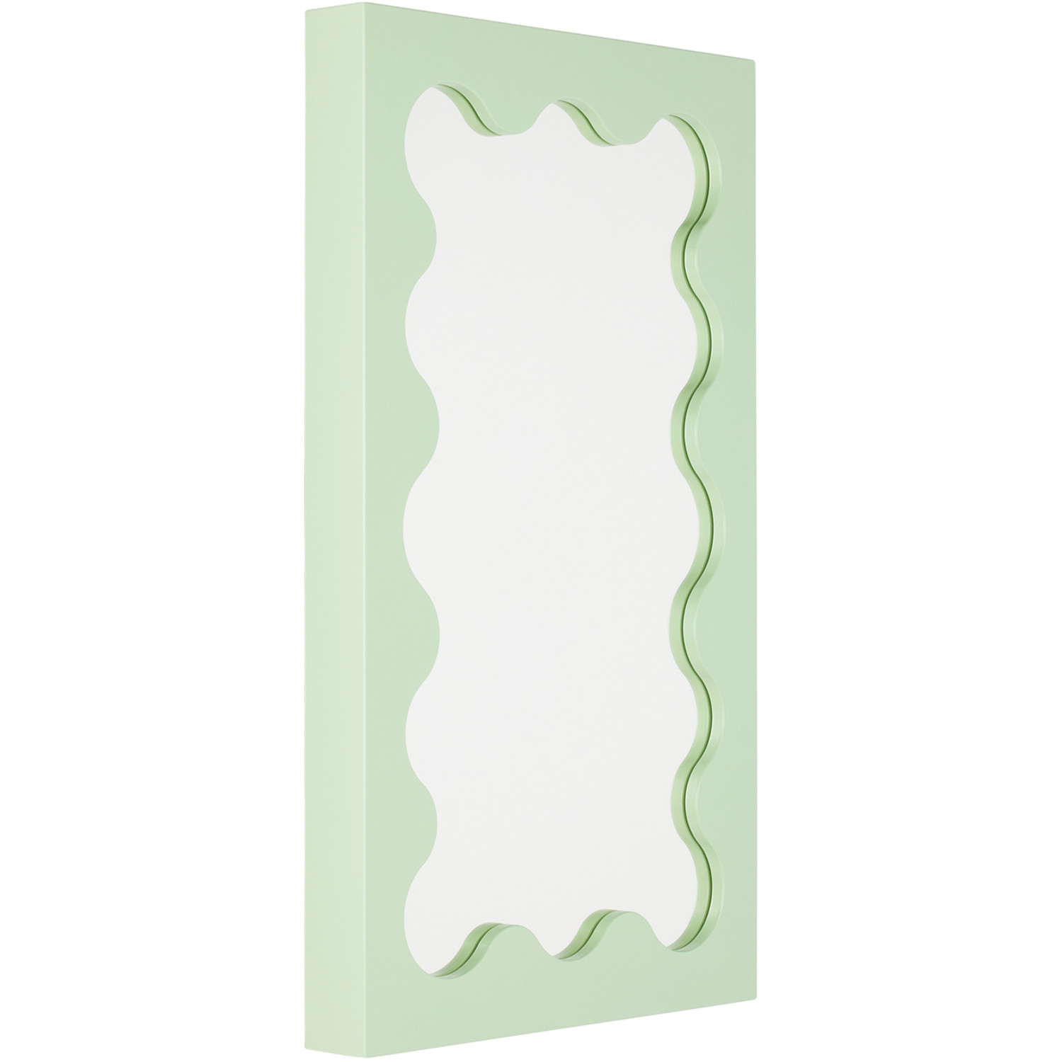  Gustaf Westman Objects Green Curvy Mini Mirror 