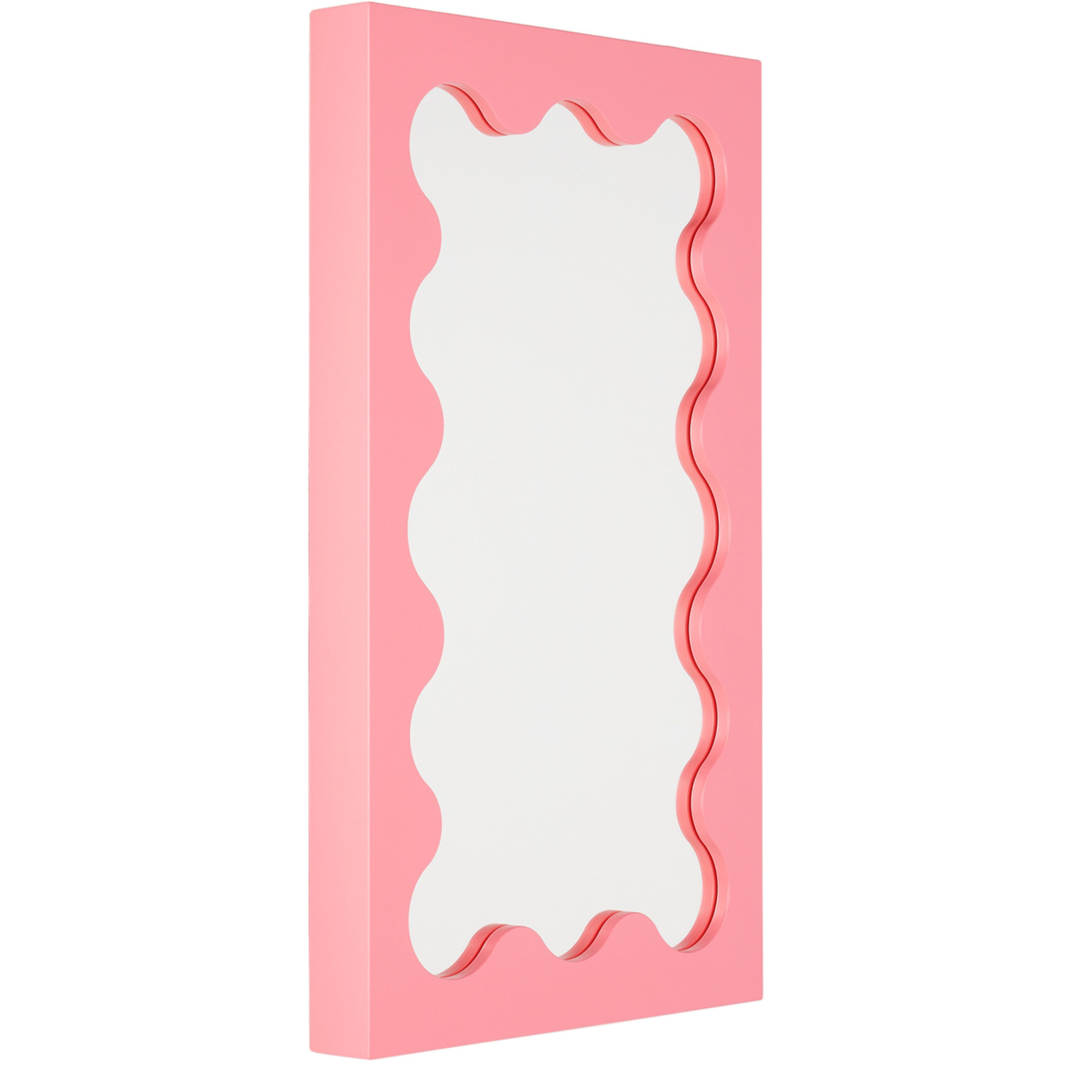  Gustaf Westman Objects Ssense Exclusive Pink Curvy Mini Mirror 
