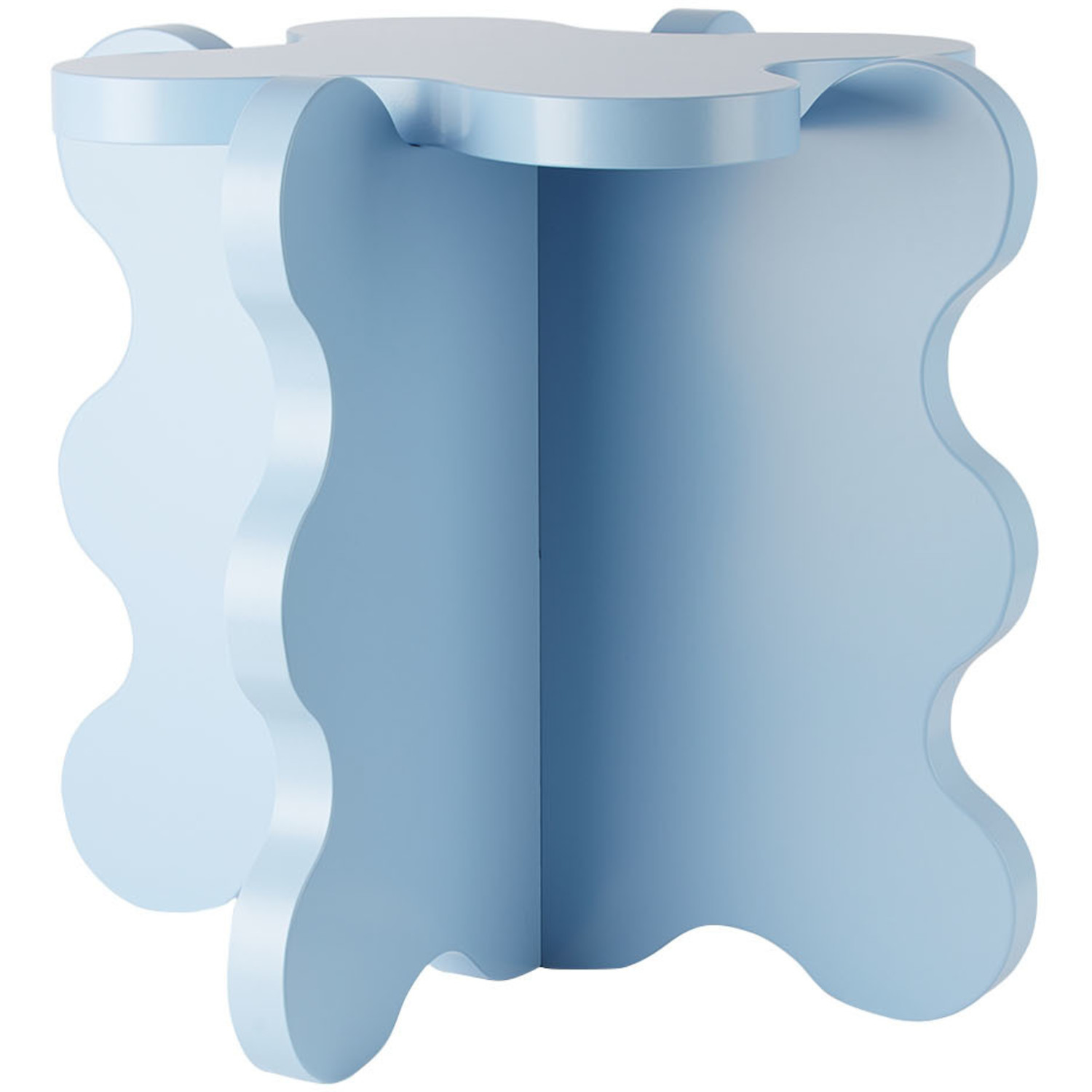  Gustaf Westman Objects Ssense Exclusive Blue Mini Curvy Table 