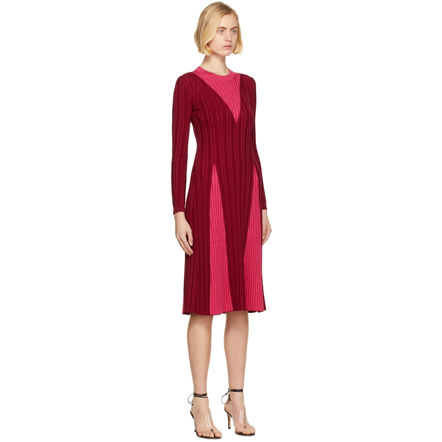  Partow Red Remy Mid-length Dress 