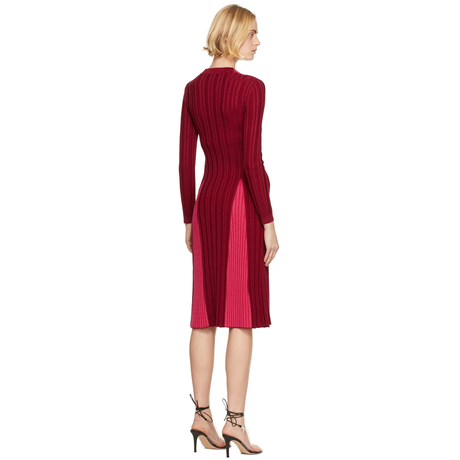  Partow Red Remy Mid-length Dress 