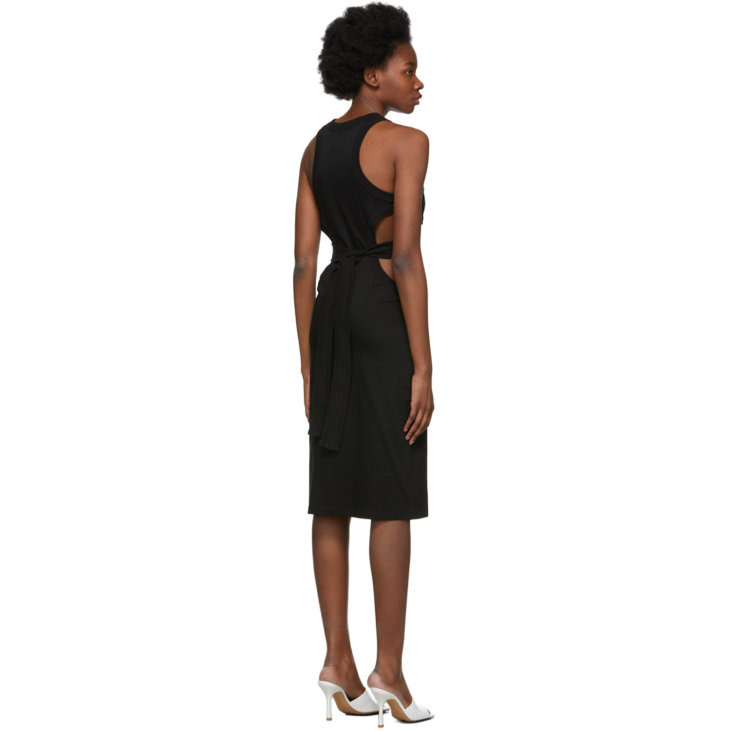  Dion Lee Black Jersey Tank Dress 