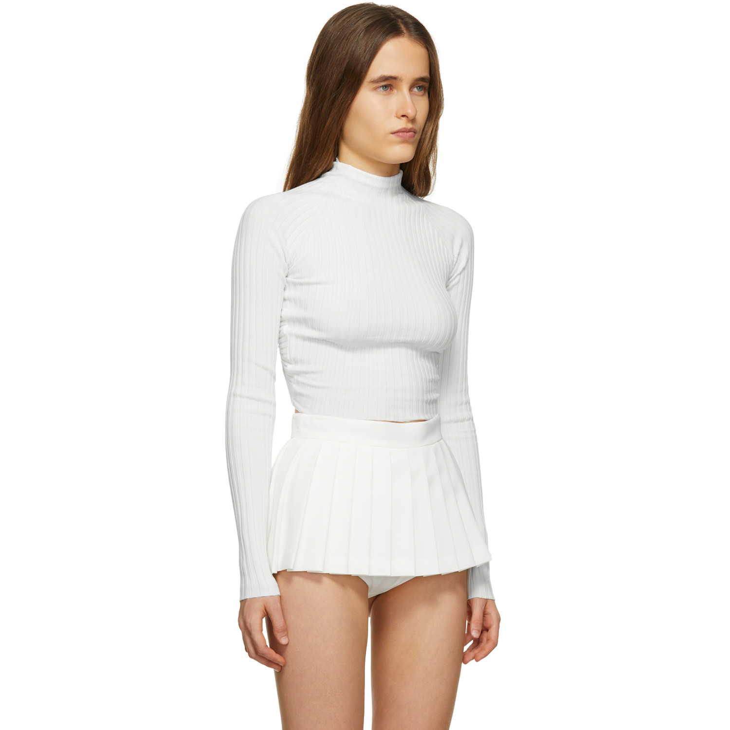  Dion Lee White Figure 8 Shirt 