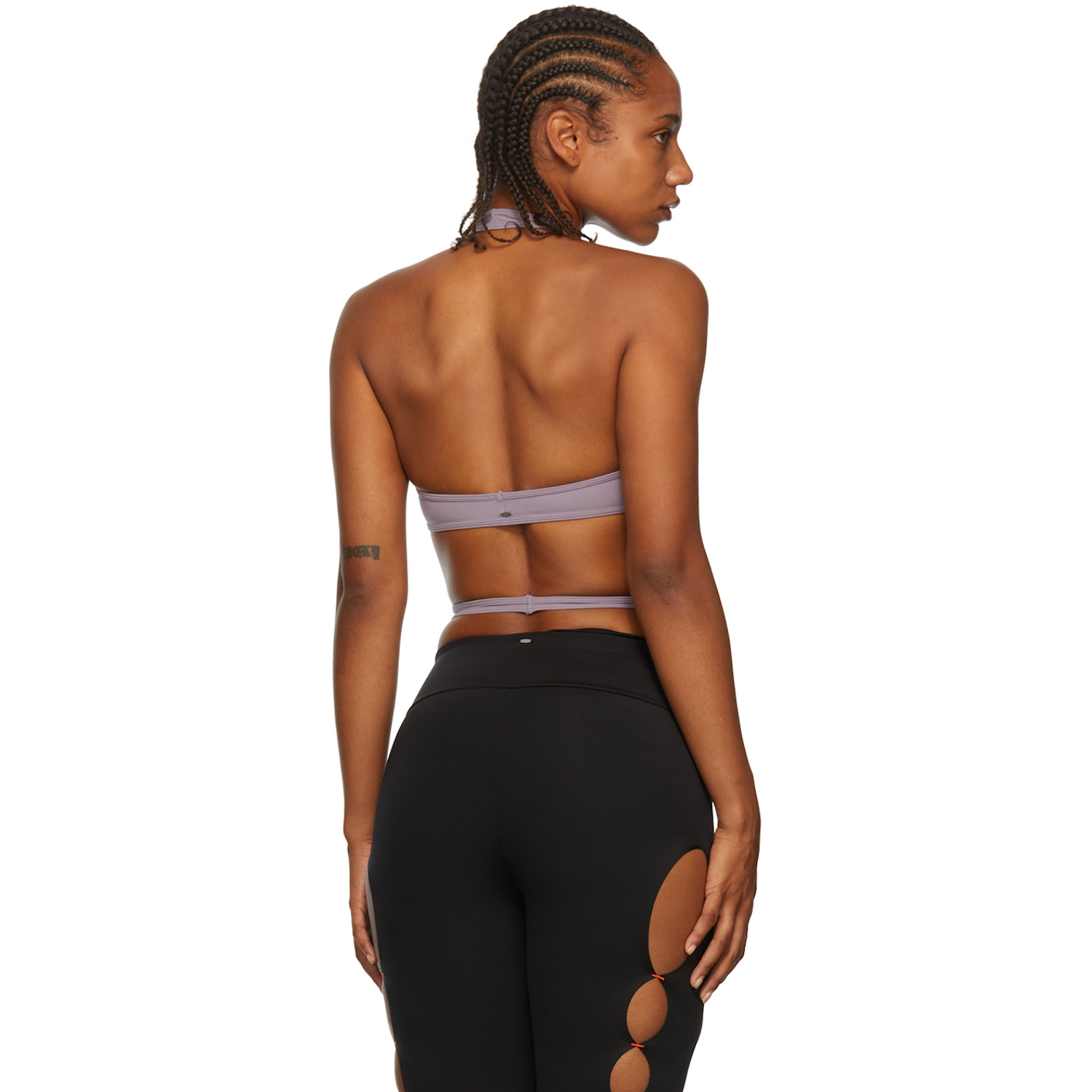  Rui Ssense Exclusive Purple Cut-out Sport Bra 
