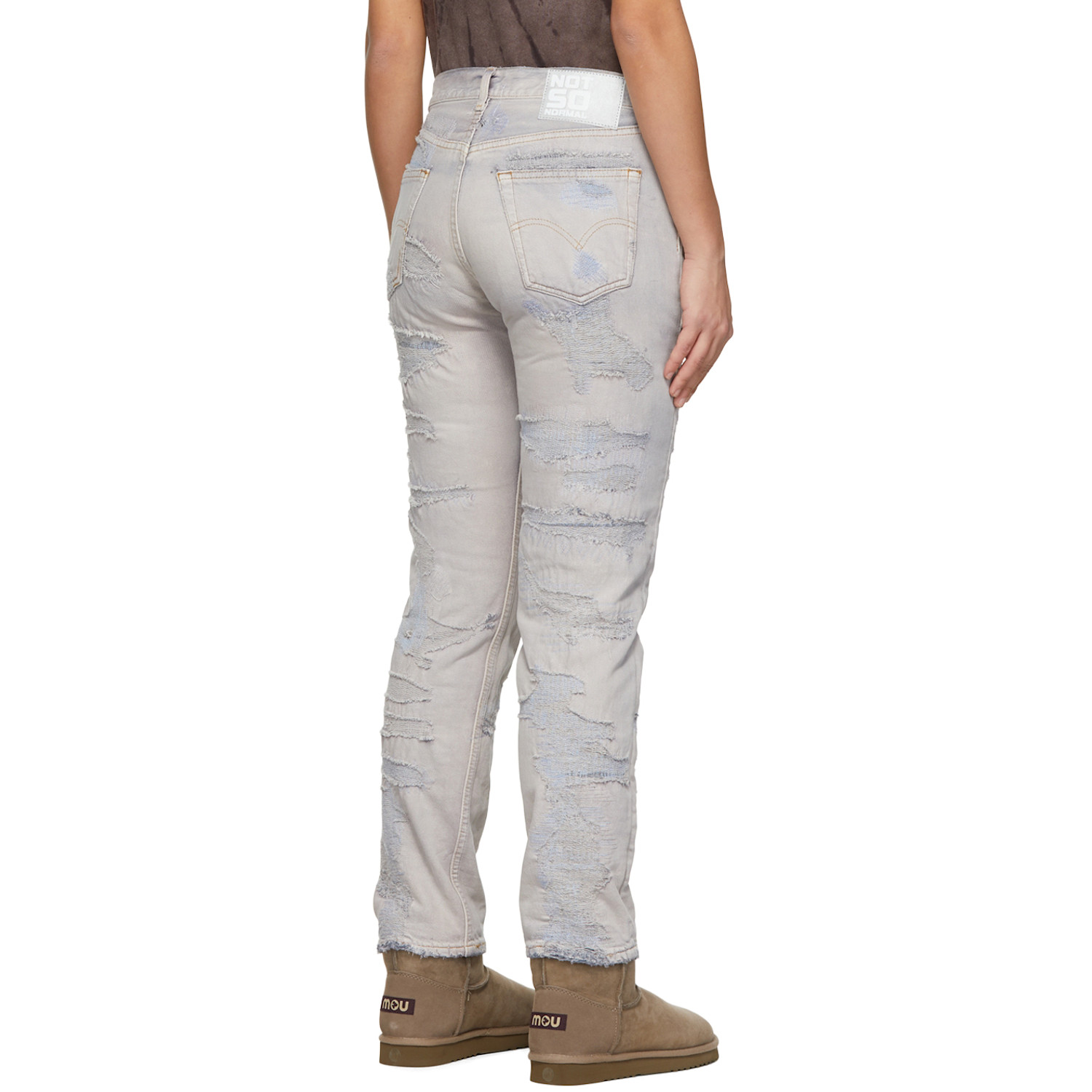  Notsonormal Blue Distressed Jeans 