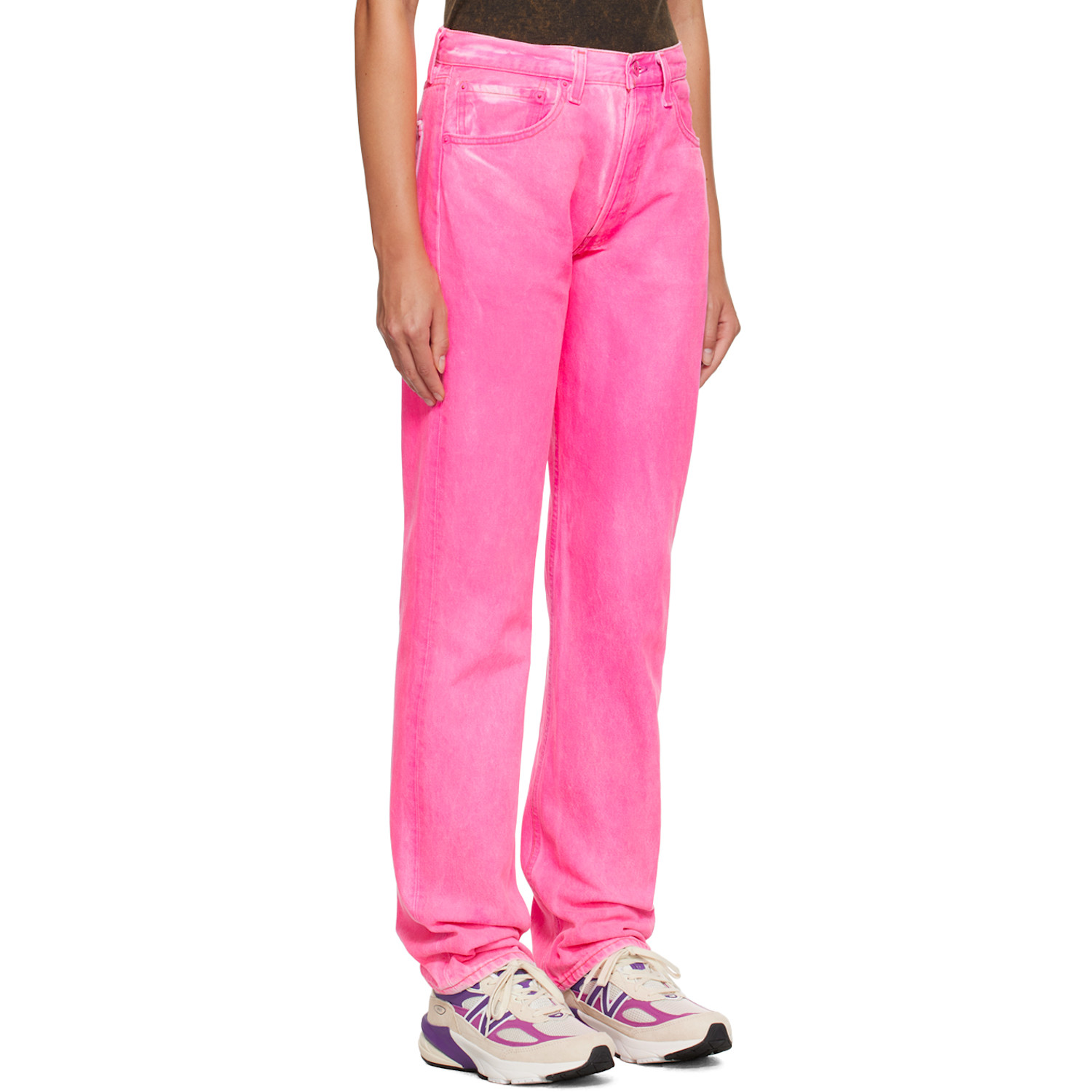 Notsonormal Pink High Jeans 