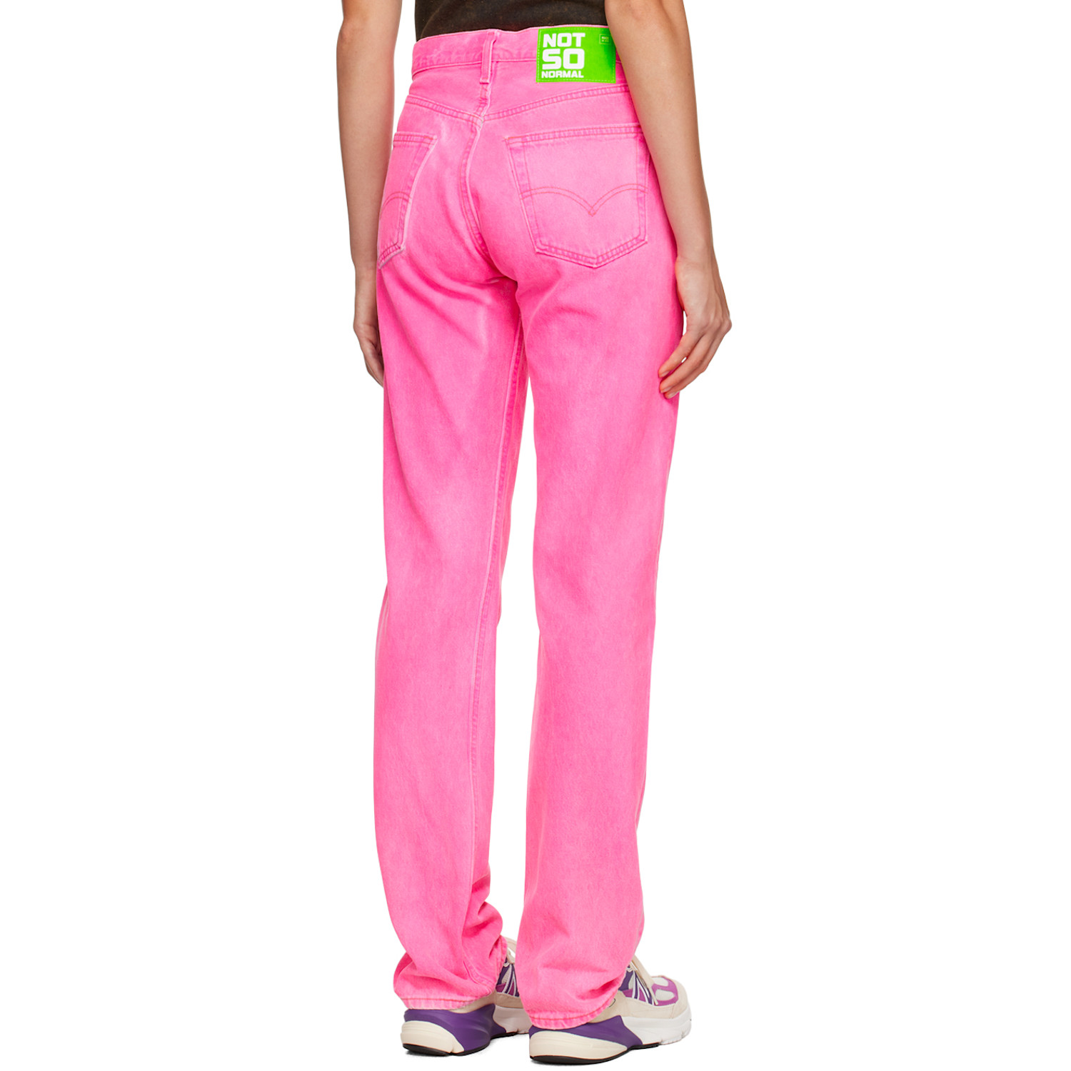  Notsonormal Pink High Jeans 