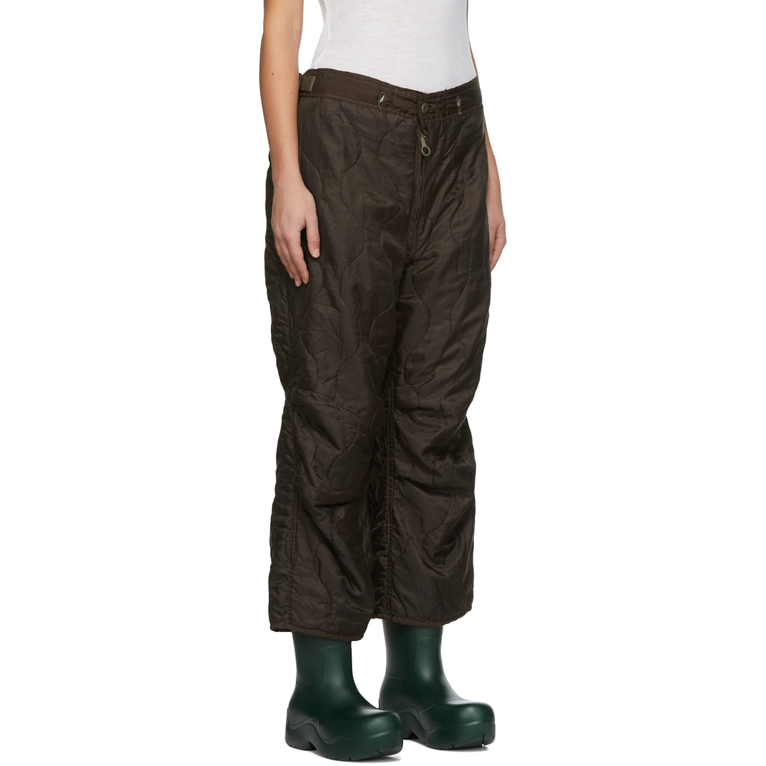  Notsonormal Brown Polyester Trousers 