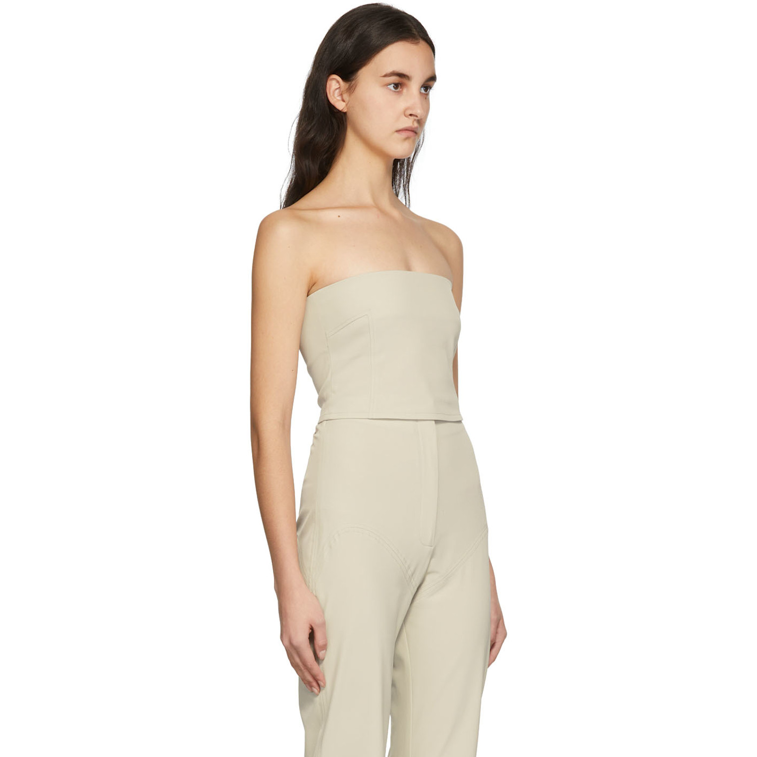  Paris Georgia Taupe Audrey Tank Top 