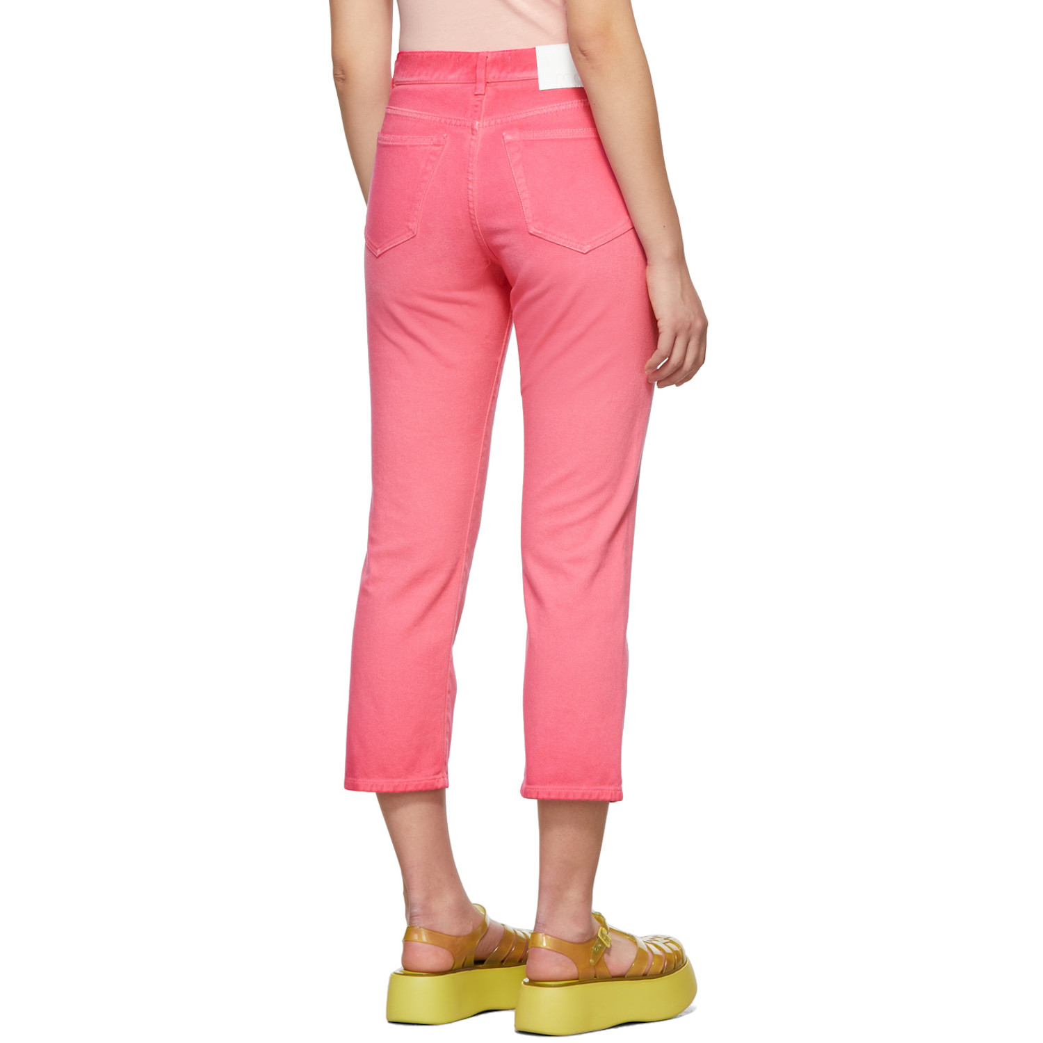  Msgm Pink Faded Jeans 