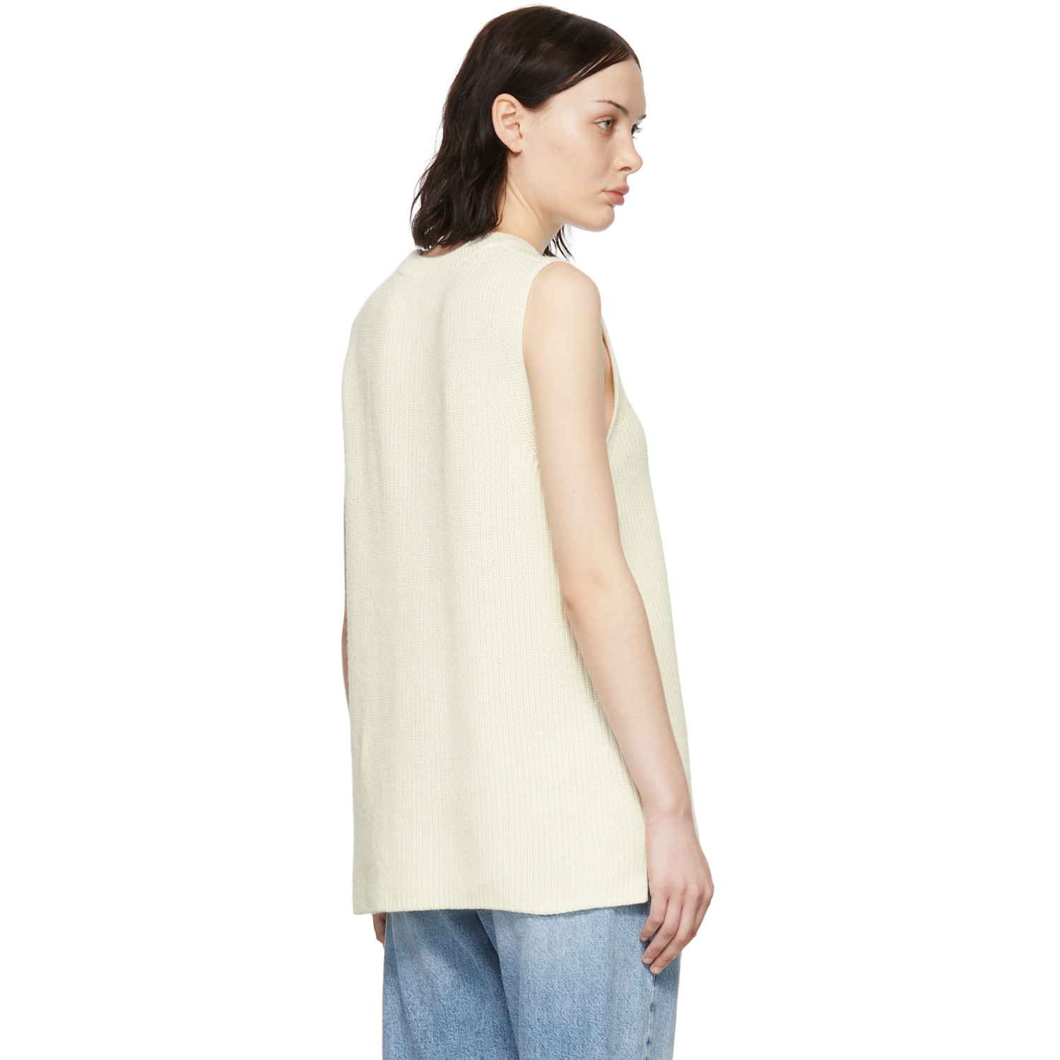  6397 Off-white Organic Cotton Sweater 