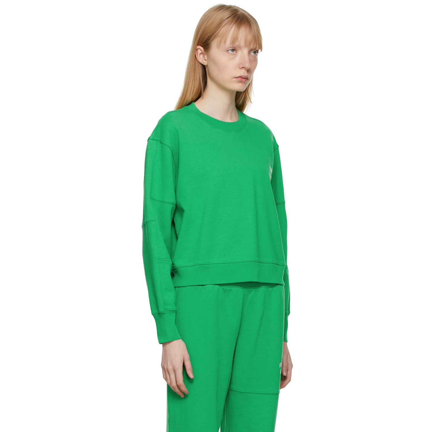  Frame Green Mixed Sweatshirt 