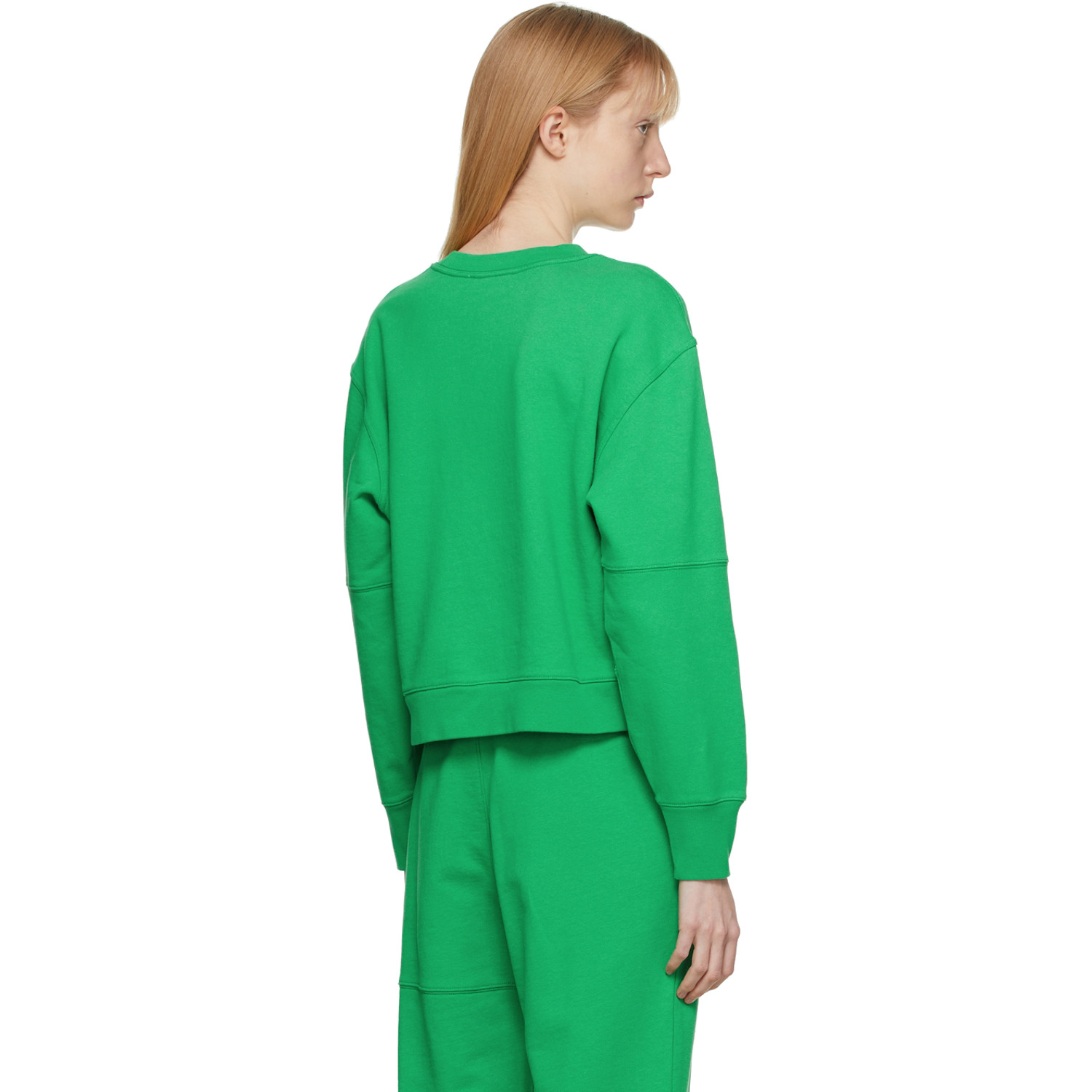  Frame Green Mixed Sweatshirt 