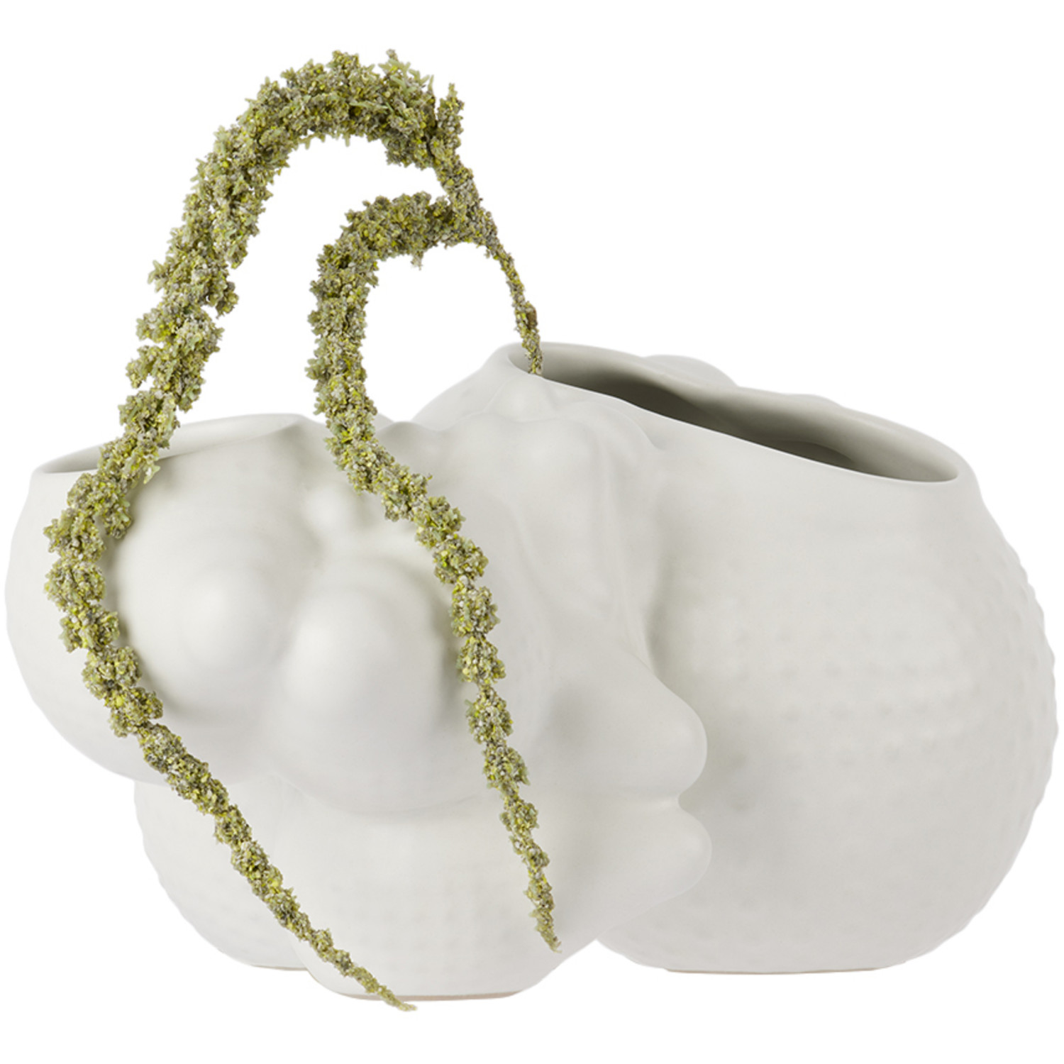  Forma Rosa Studio White Bubbly Planter 