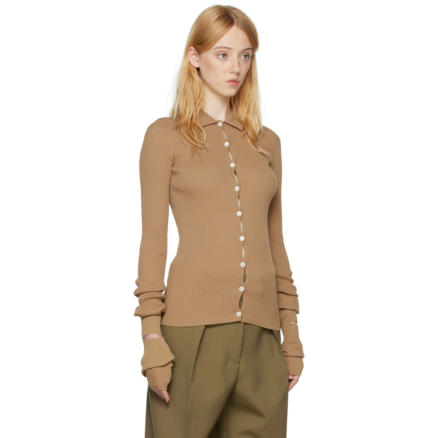  Quira Ssense Exclusive Tan Cardigan 