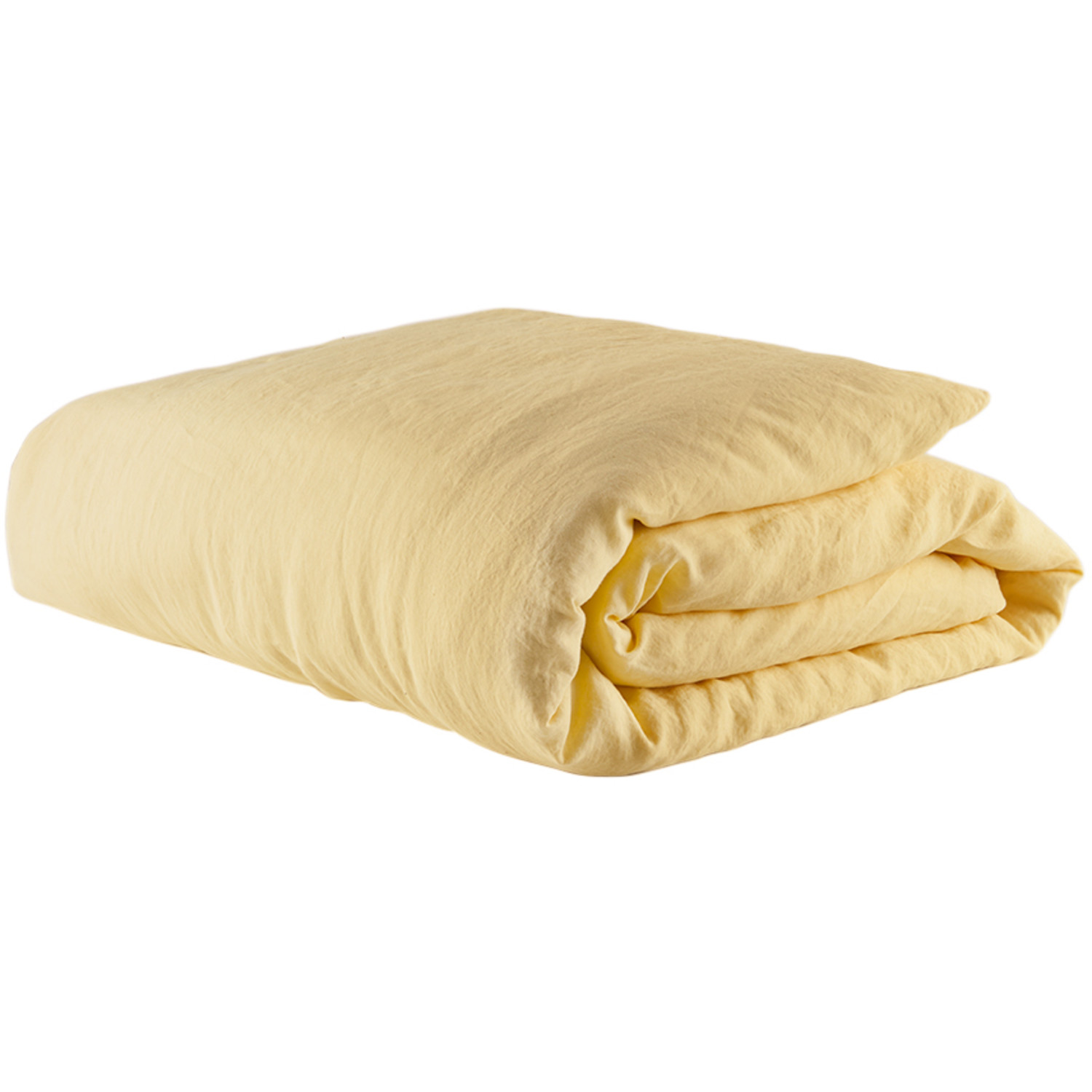  Tekla Yellow Linen Duvet Cover, Us Queen 