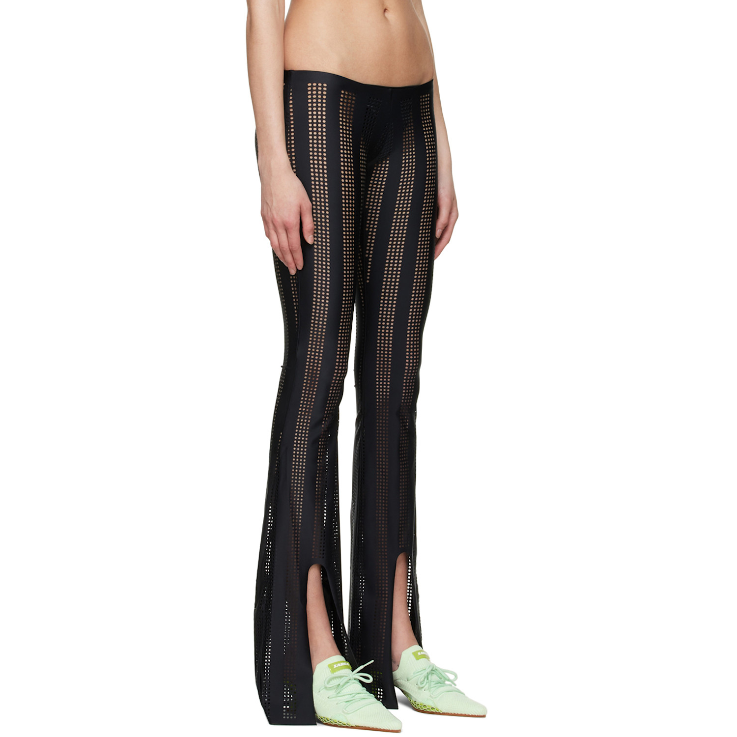  Fal-ash Black Polyester Leggings 