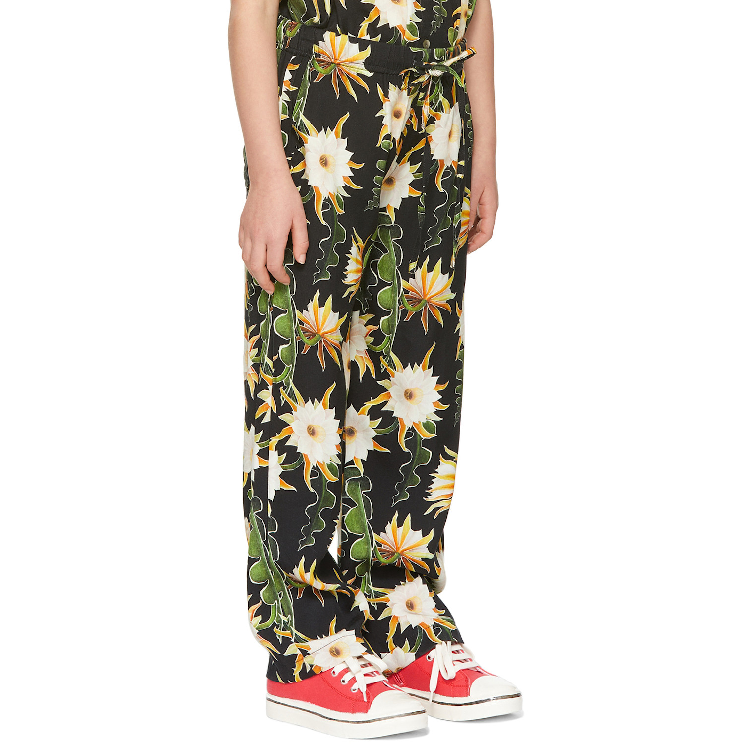  Endless Joy Ssense Exclusive Kids Black Epiphyllum Lounge Pants 