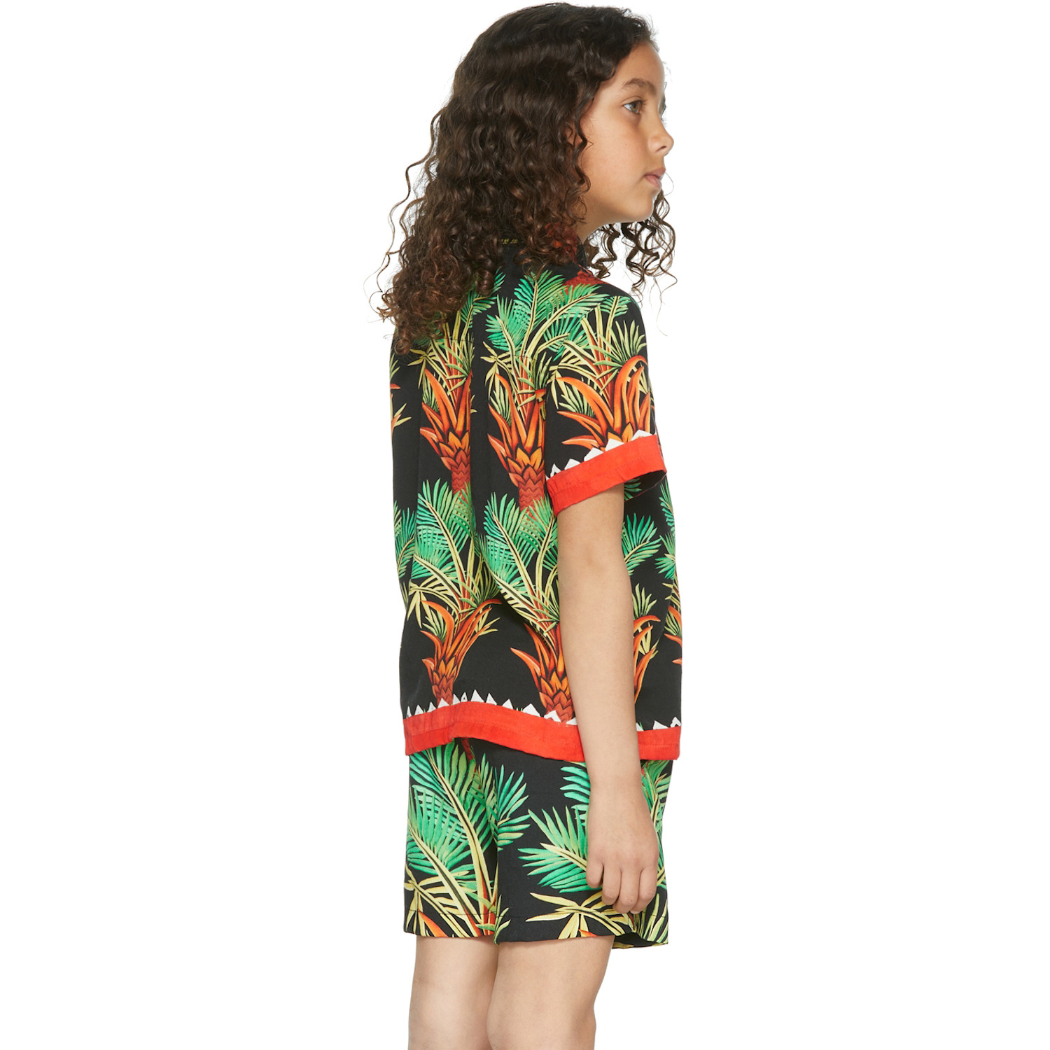  Endless Joy Ssense Exclusive Kids Black Date Palm Short Sleeve Shirt 