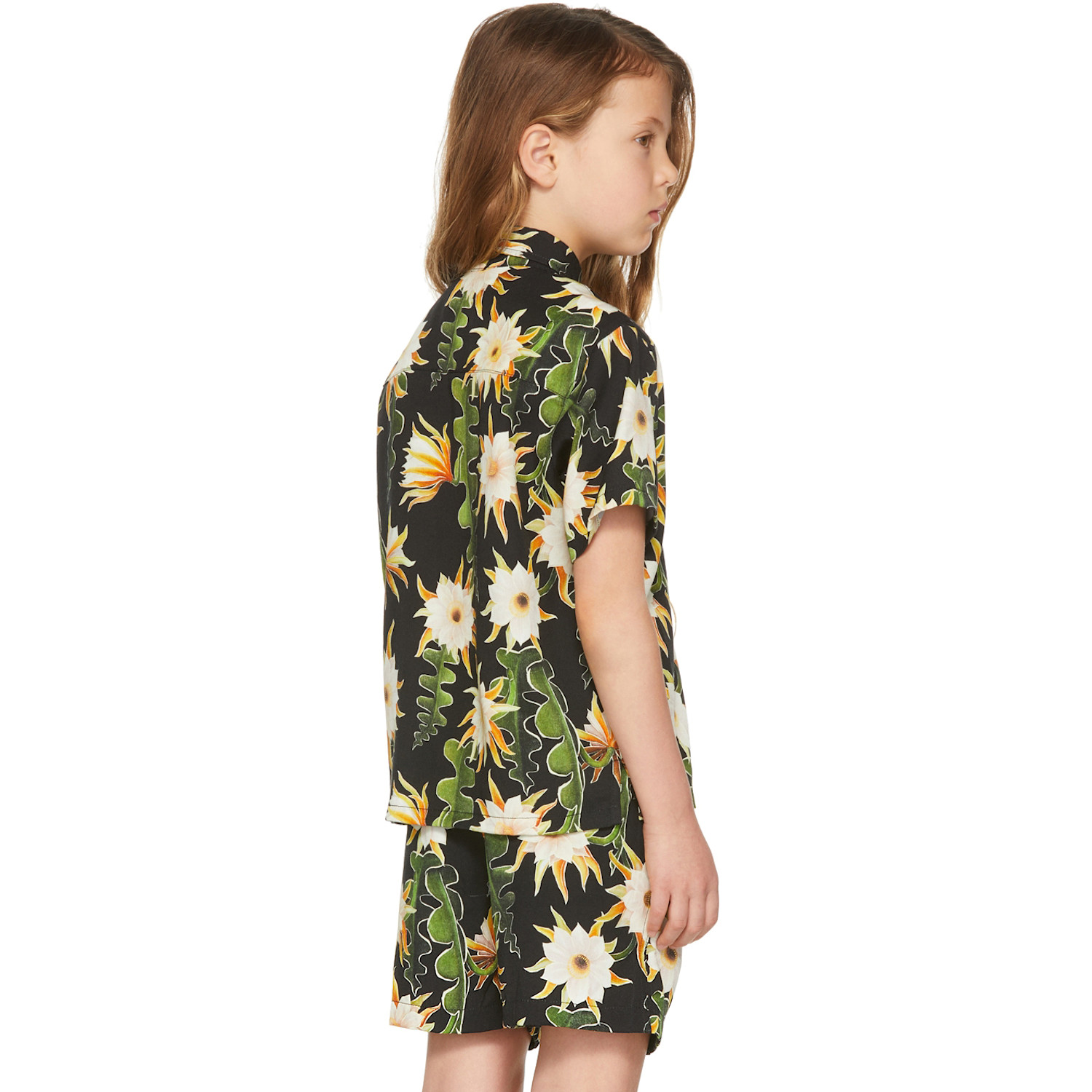  Endless Joy Ssense Exclusive Kids Black Epiphyllum Short Sleeve Shirt 