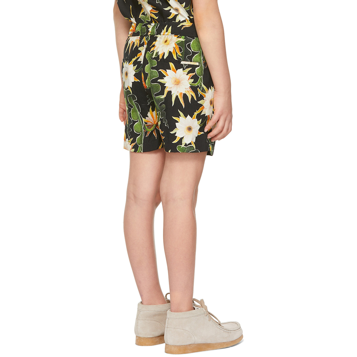  Endless Joy Ssense Exclusive Kids Black Epiphyllum Shorts 