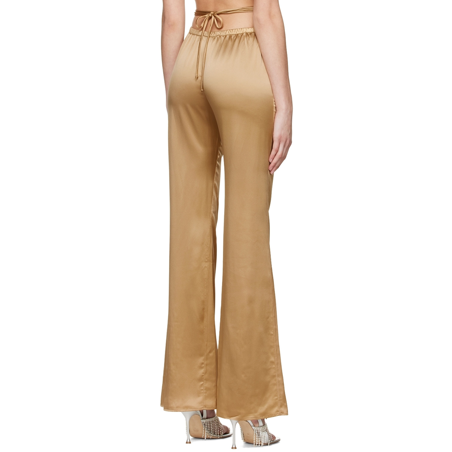  Subsurface Ssense Exclusive Gold Ribbon Trousers 