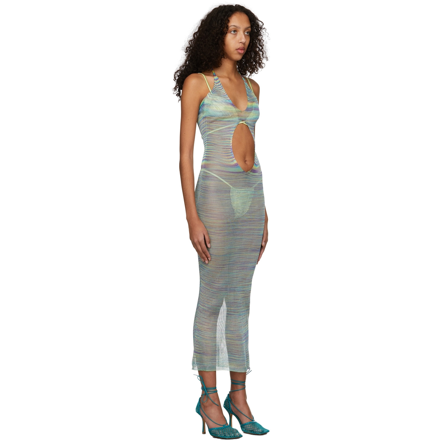  Isa Boulder Multicolor Long Pullaway Jelly Dress 