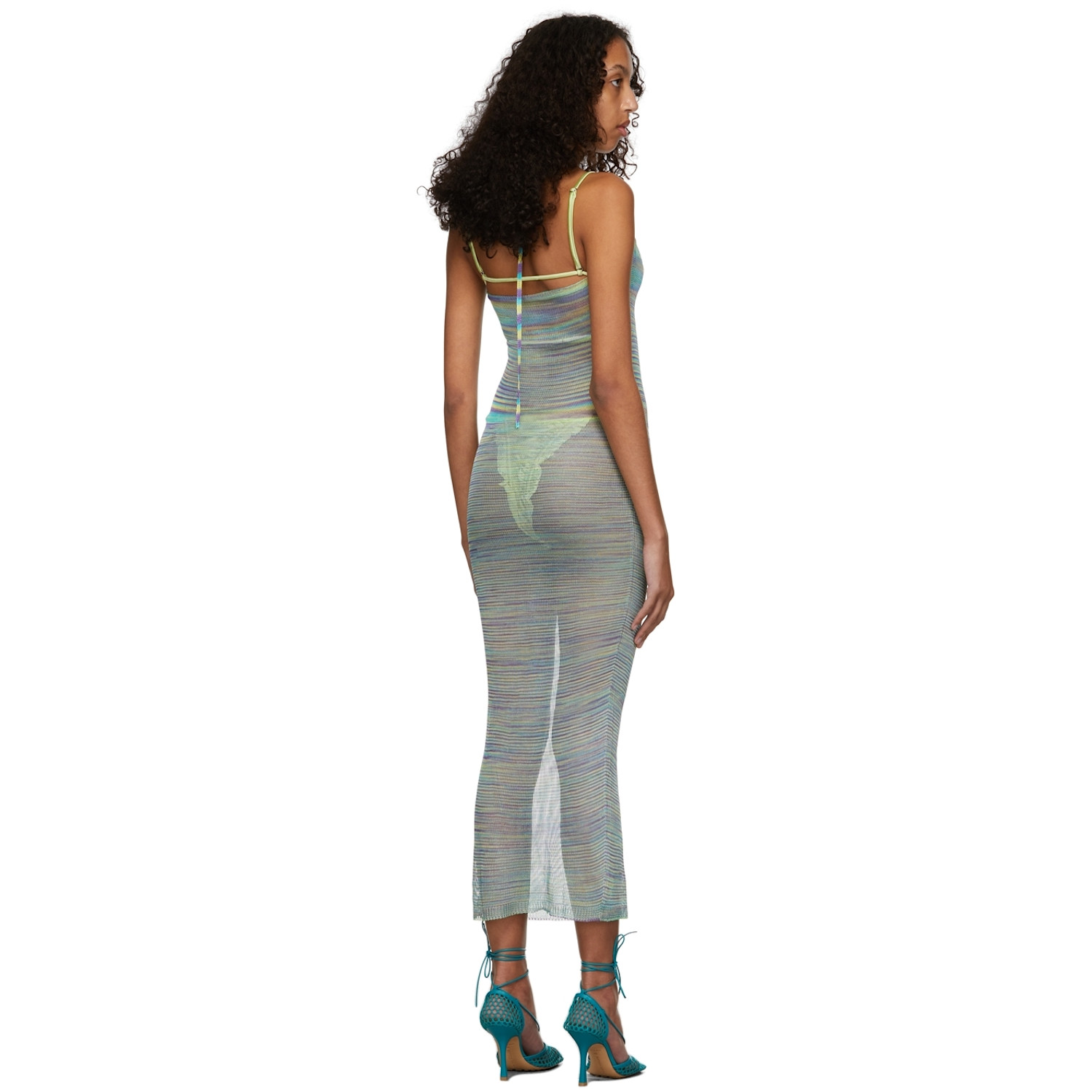  Isa Boulder Multicolor Long Pullaway Jelly Dress 