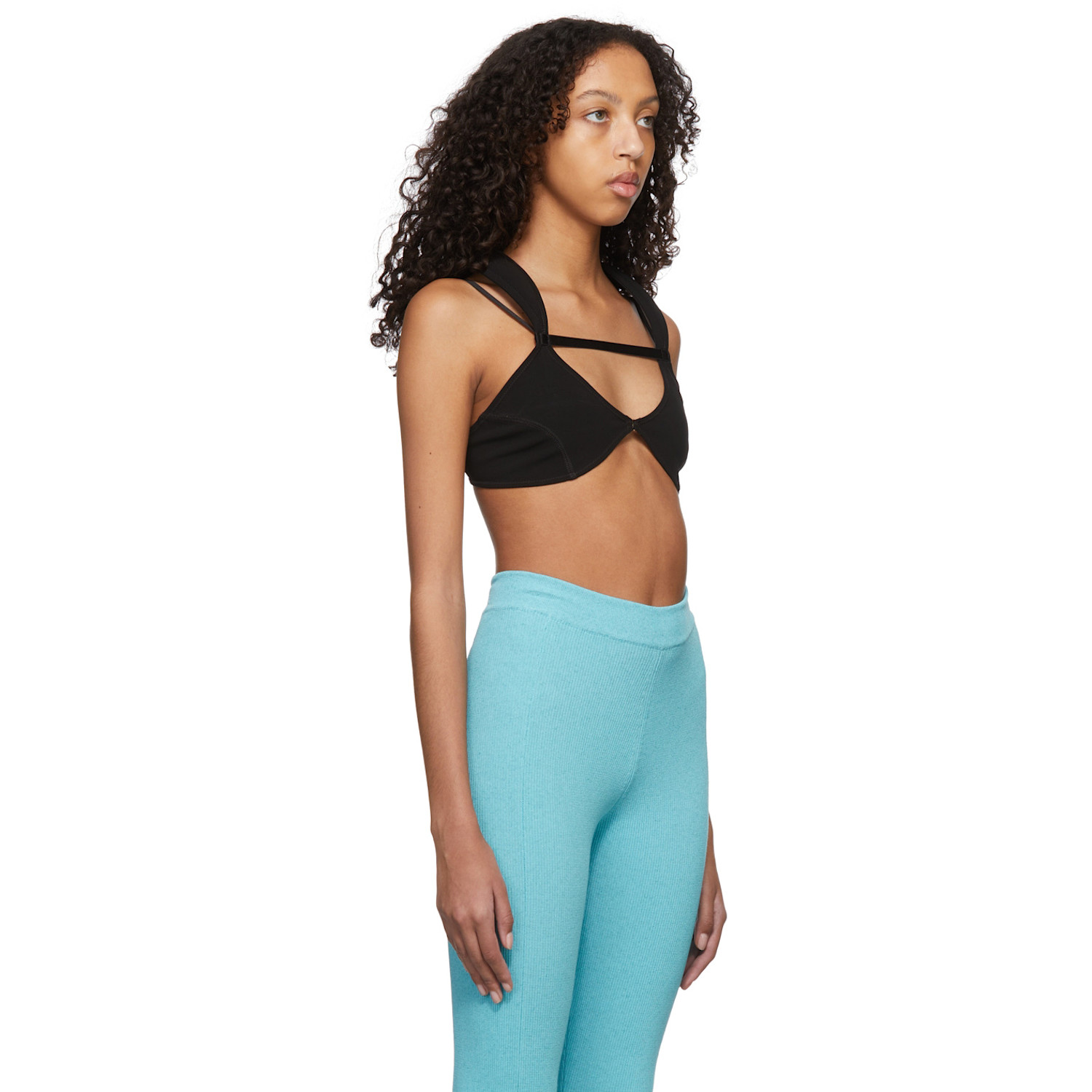  Jacquemus Black 'le Bandeau Veleiro' Bra 