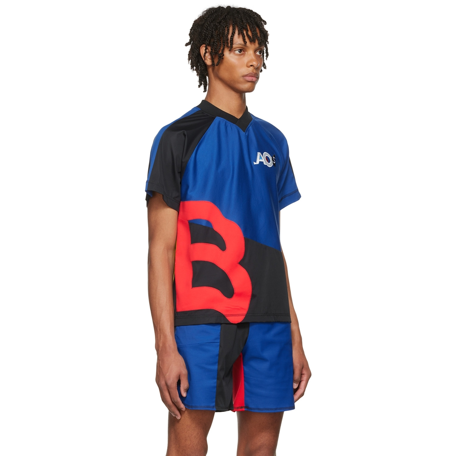  Bethany Williams Blue Recycled Polyester T-shirt 