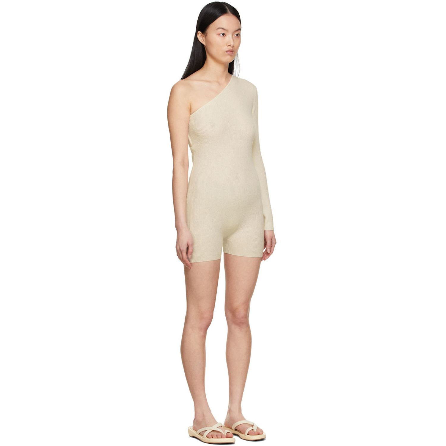 Lisa Yang Ssense Exclusive Off-white Aiya Jumpsuit 