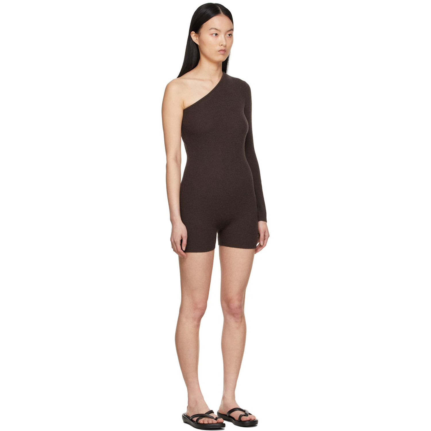  Lisa Yang Ssense Exclusive Brown Aiya Jumpsuit 