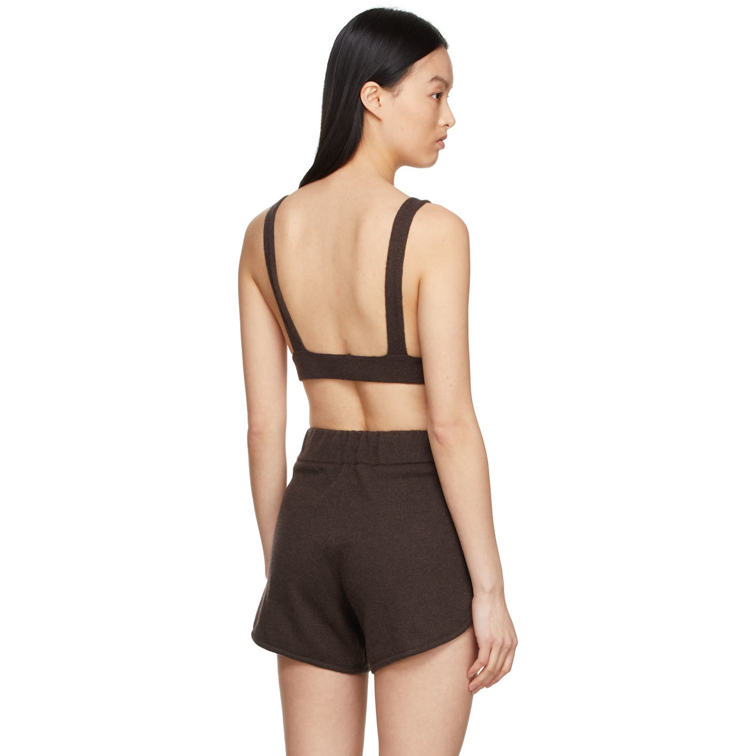  Lisa Yang Ssense Exclusive Brown Selah Bra 