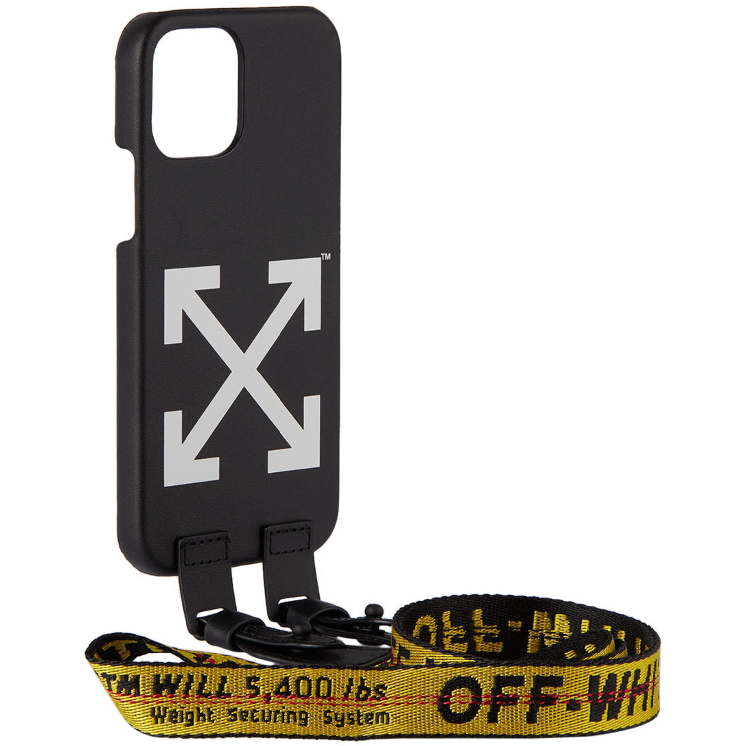  Off-white Black & Yellow Necklace Iphone 12/12 Pro Case 