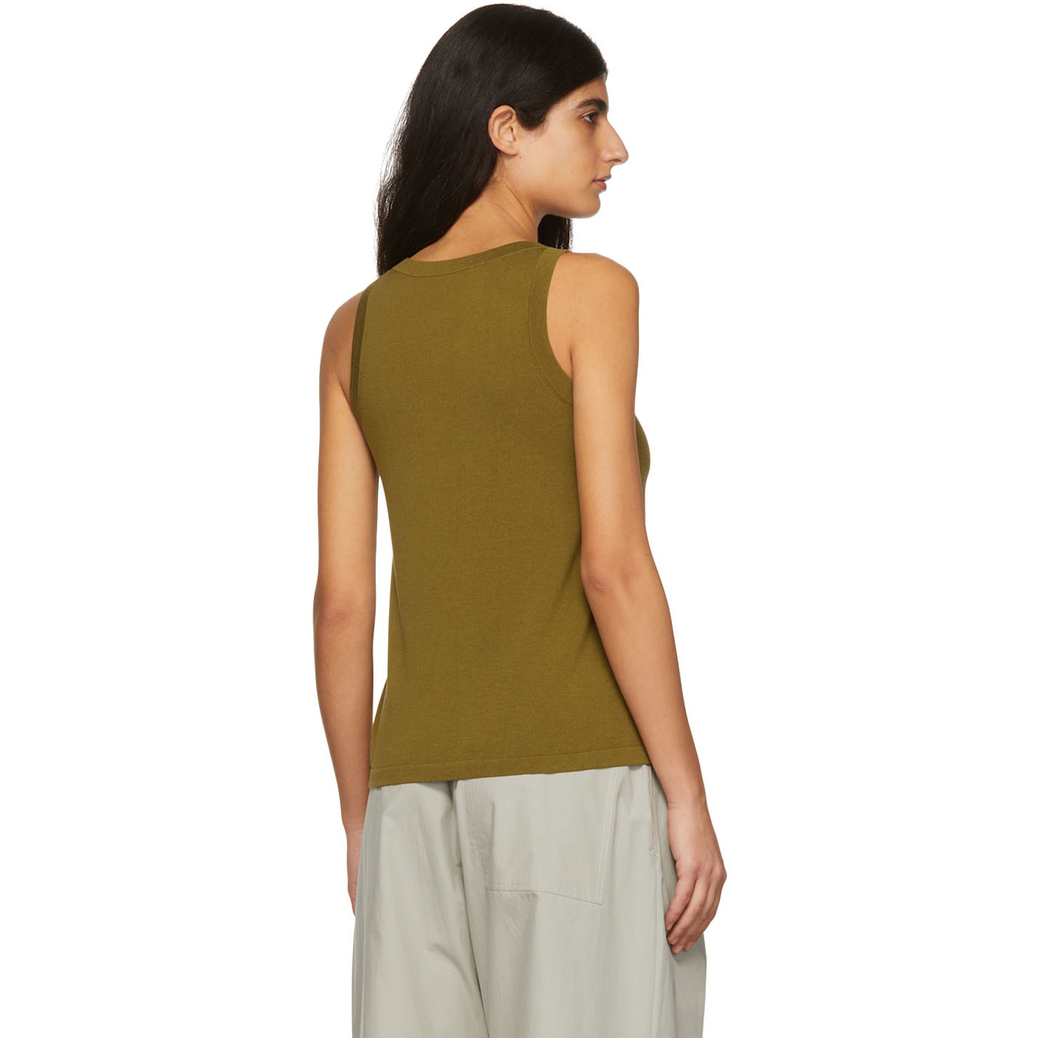  Studio Nicholson Khaki Circa Tank Top 