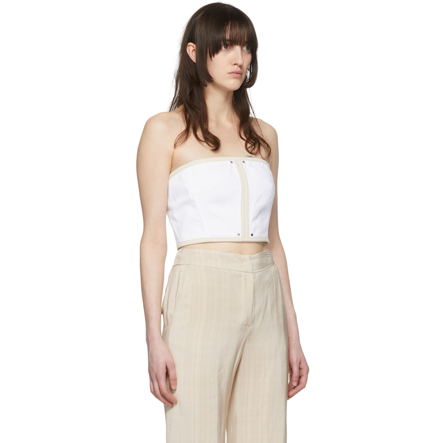  KimhĒkim White Carrie Camisole 