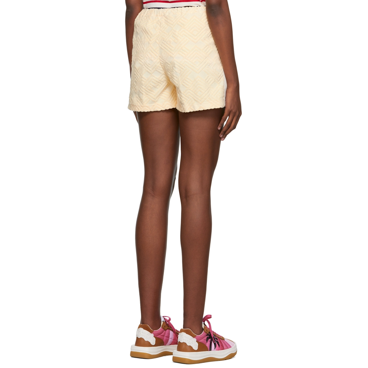  Palm Angels Beige Cotton Shorts 
