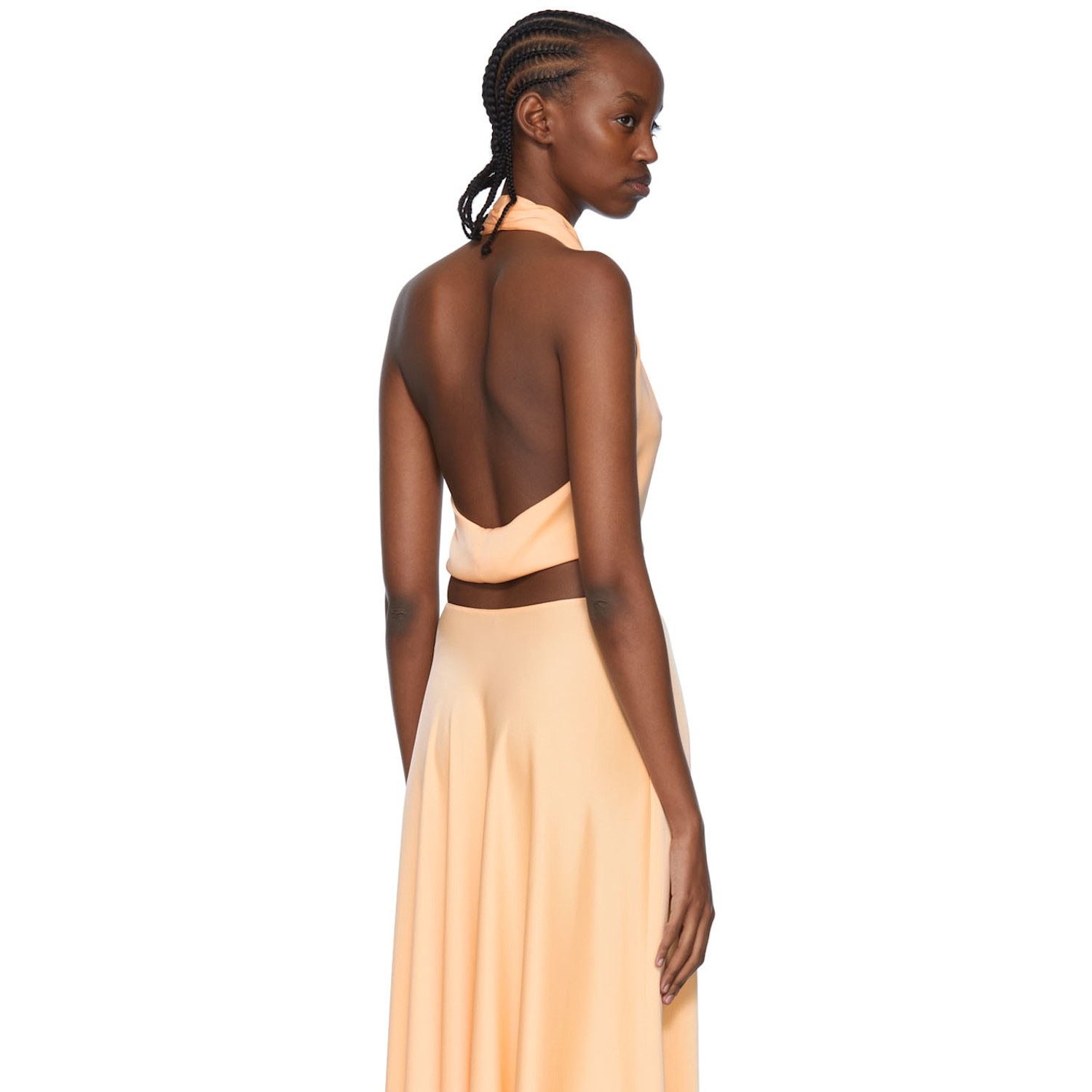  Rosetta Getty Orange Polyester Camisole 