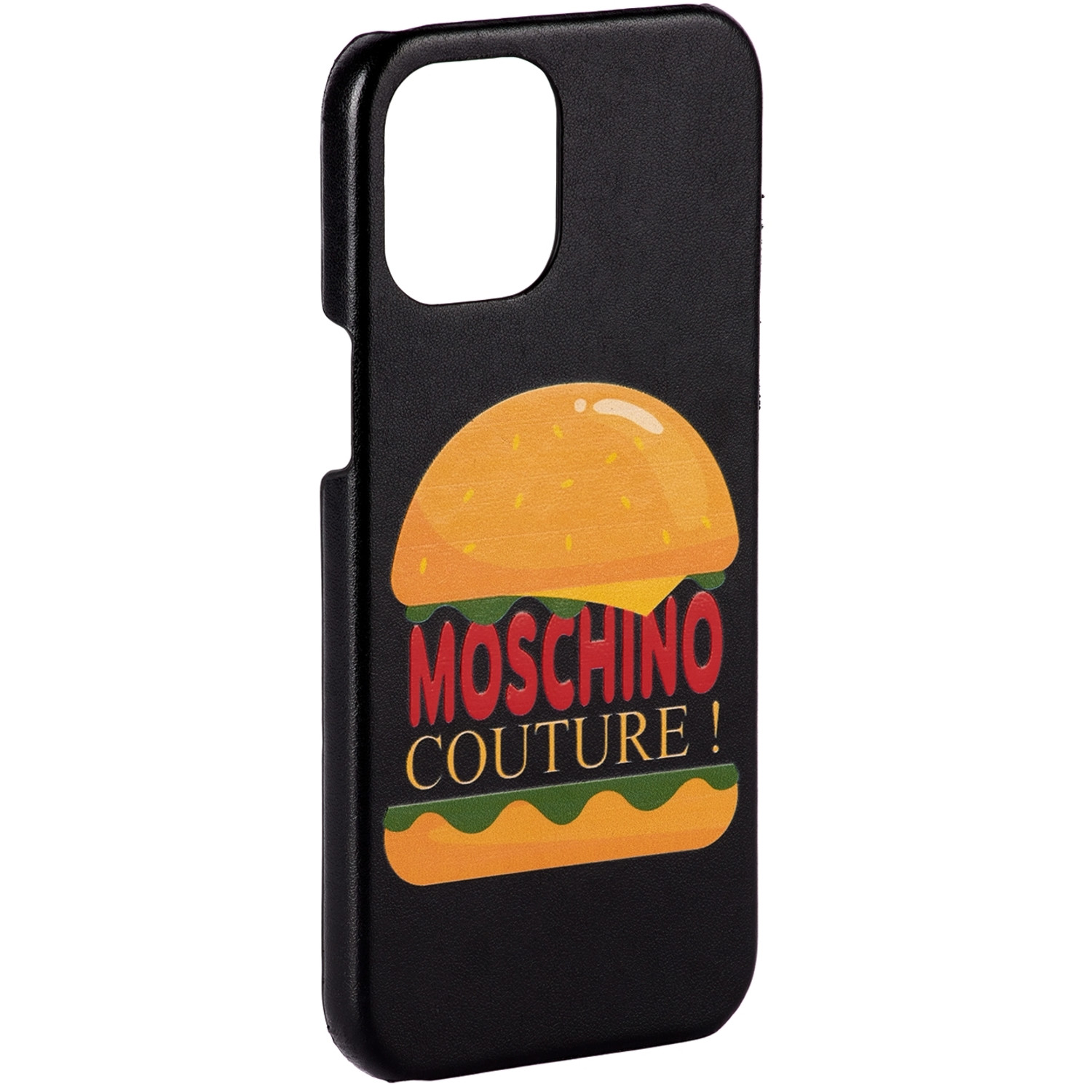  Moschino Black Hamburger Iphone 12 Pro Max Case 