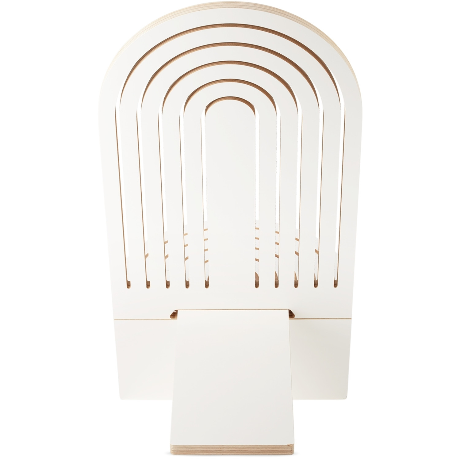  Curves By Sean Brown White Archway Chair 