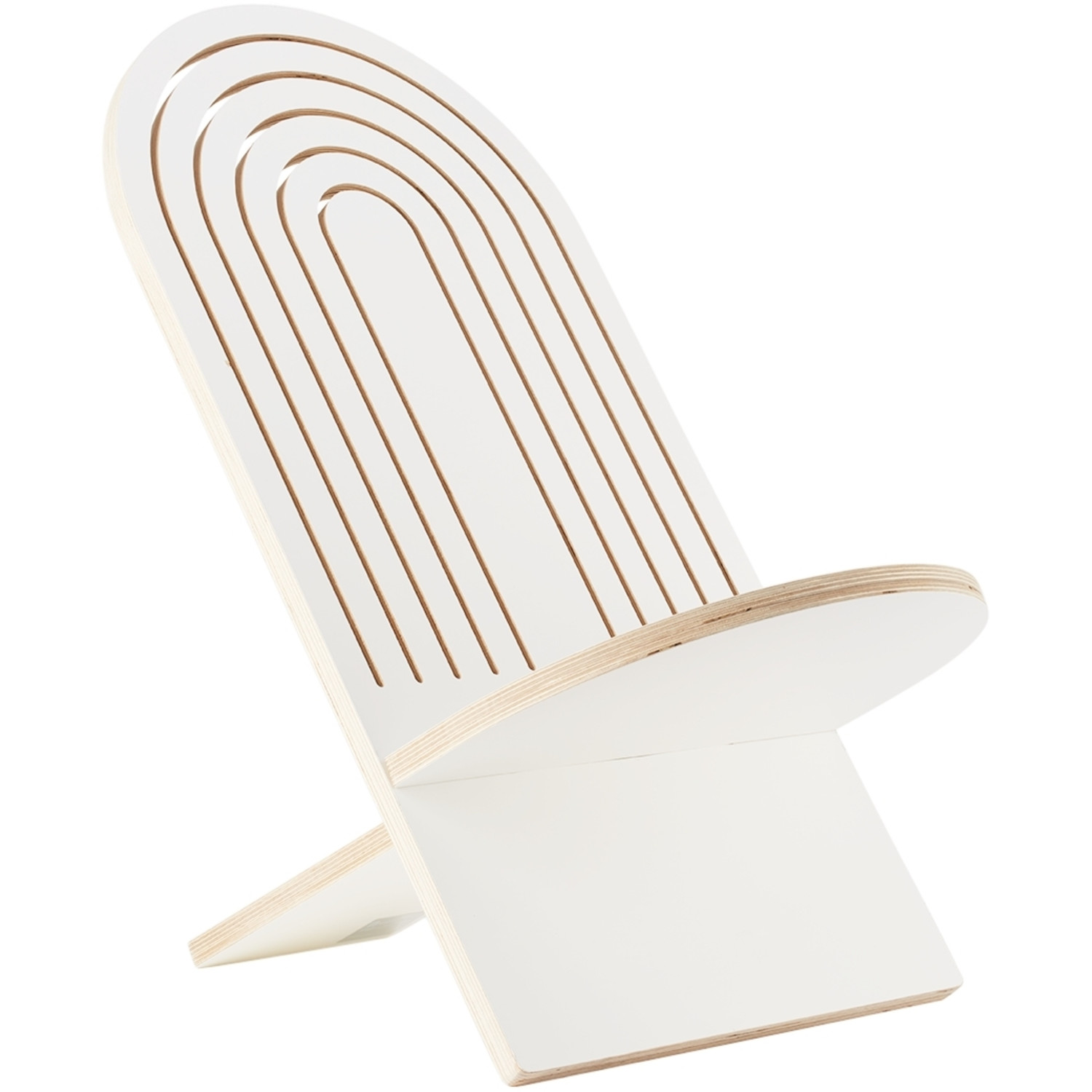  Curves By Sean Brown White Archway Chair 