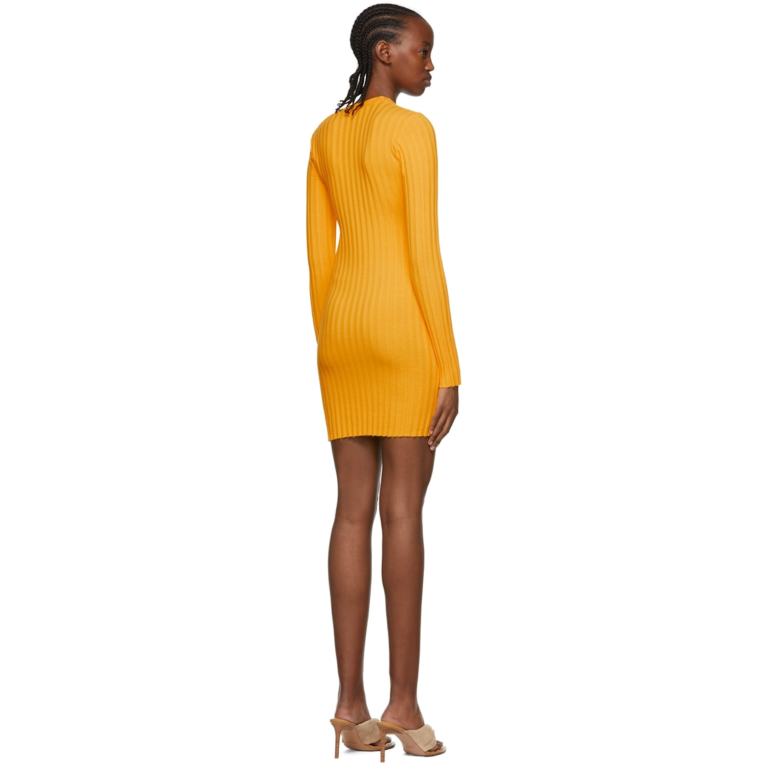  Cotton Citizen Yellow Capri Mini Dress 